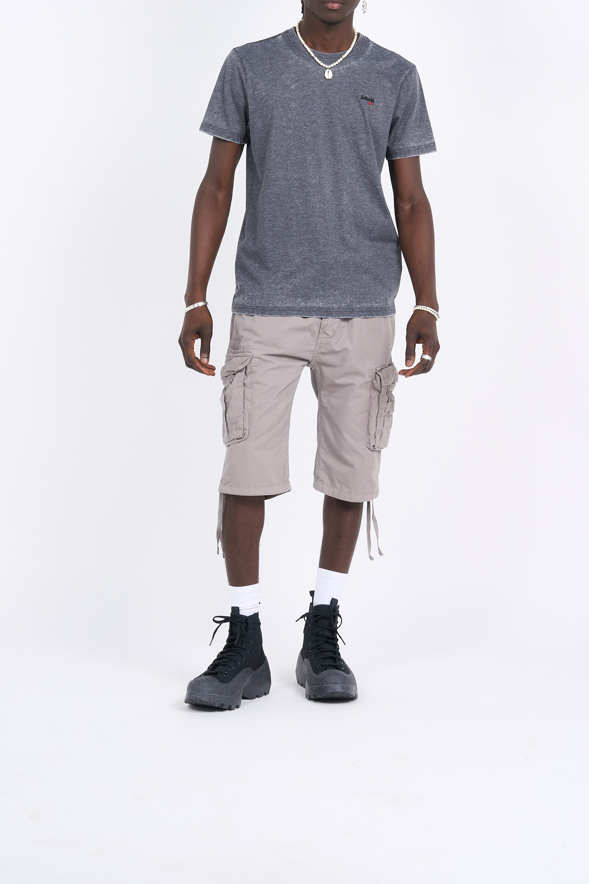 t-shirt | Noir SCHOTT Homme