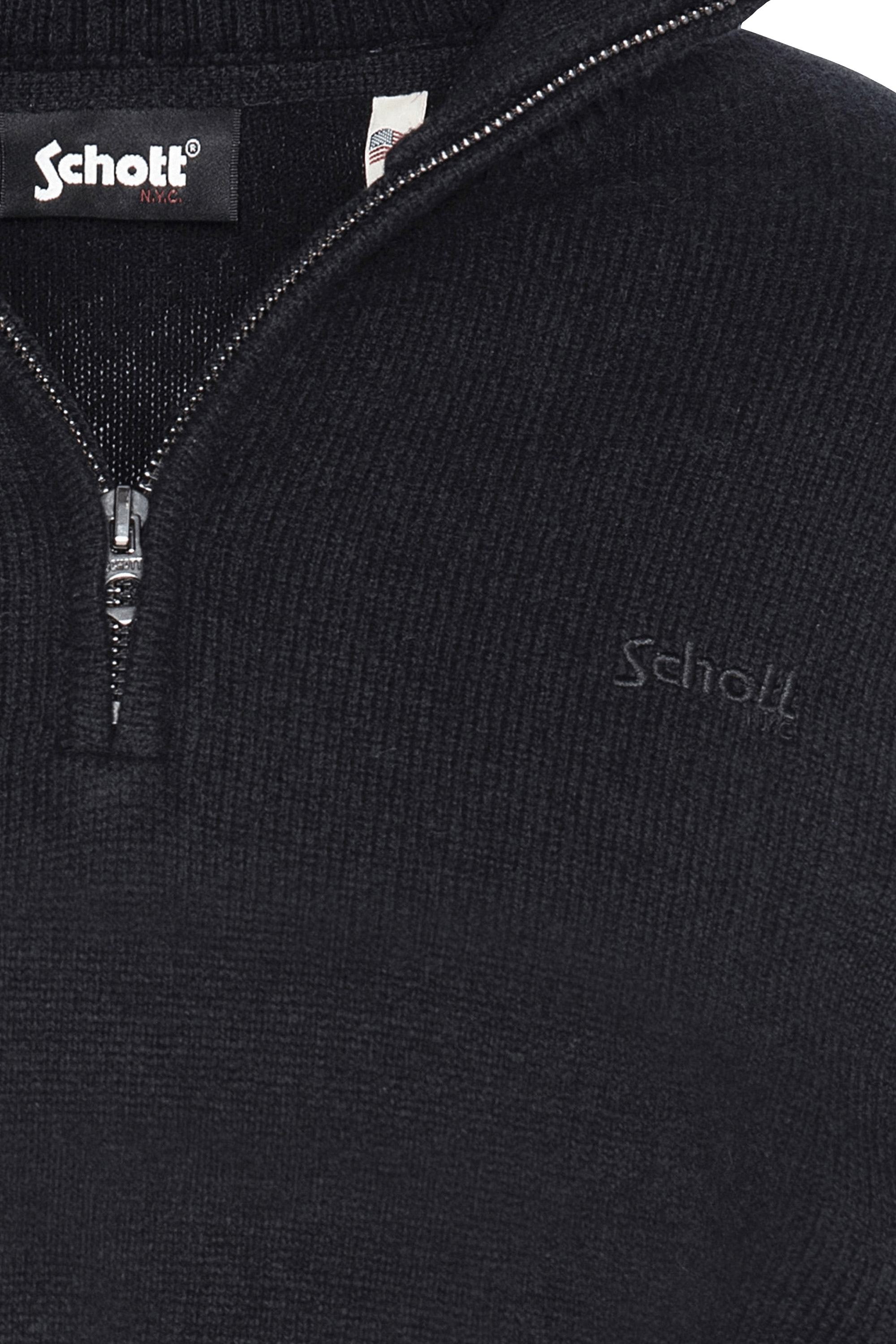 Cardigan | Black SCHOTT Men