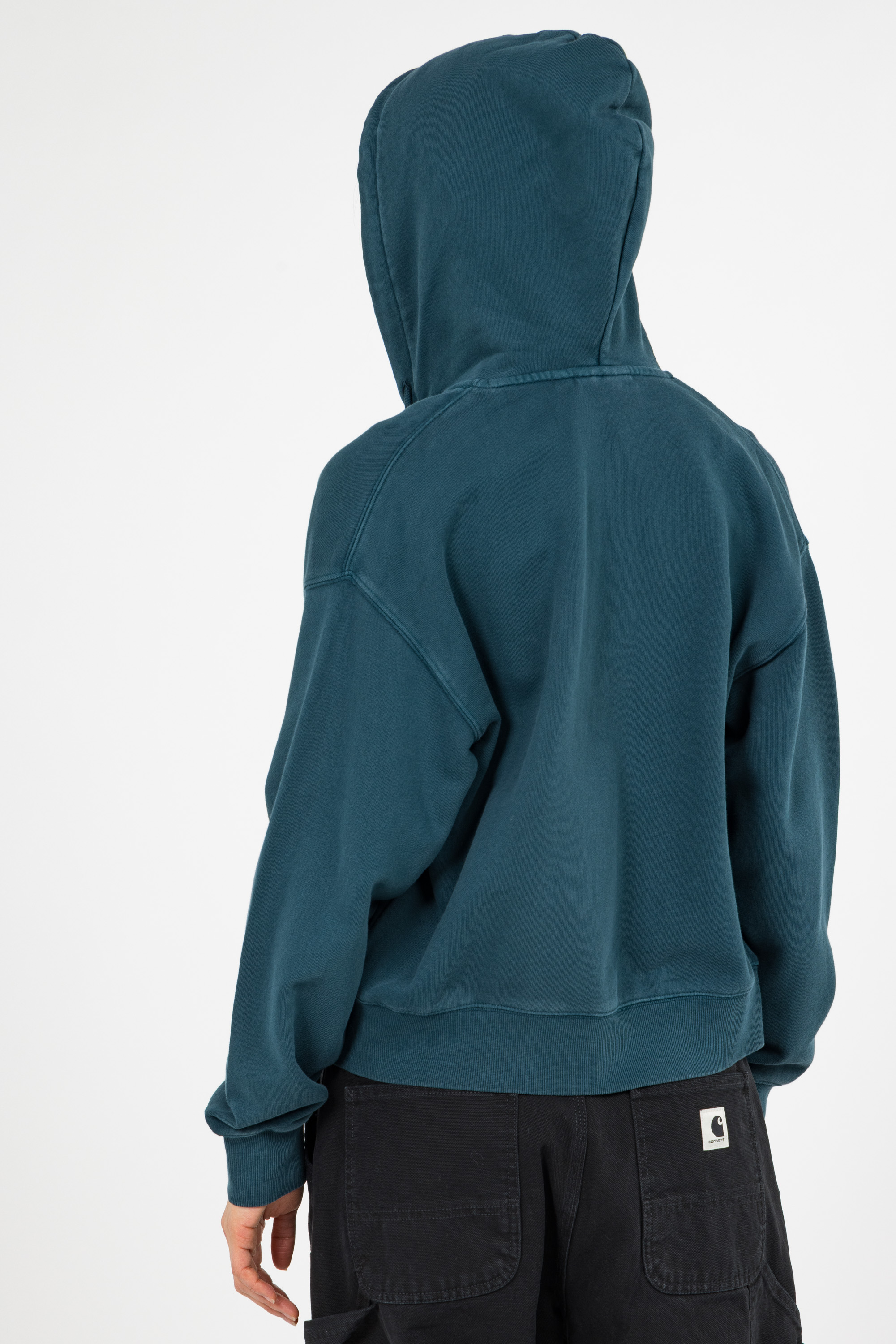 Hoodie Zippée Vert
