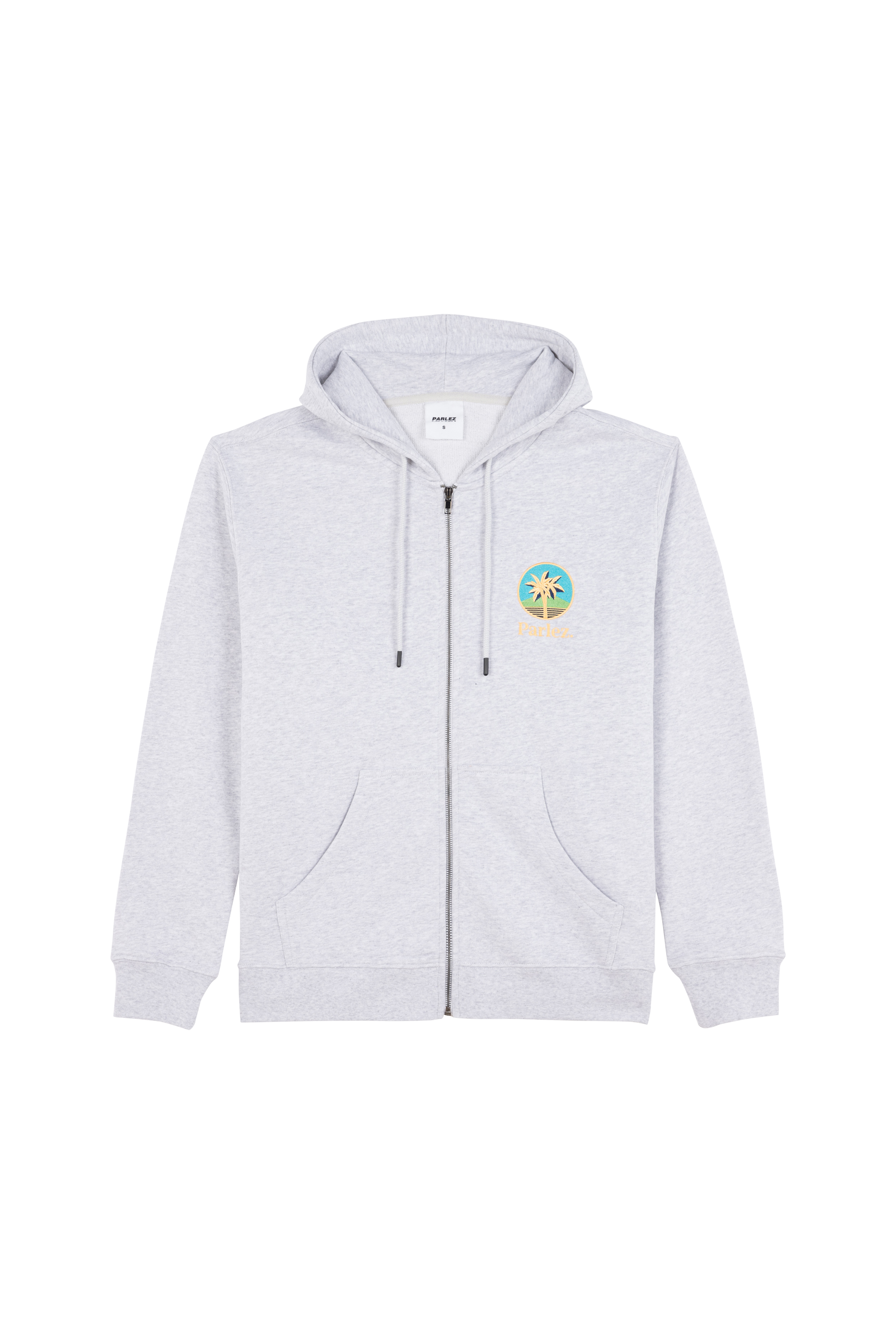 Hoodie zippé Gris