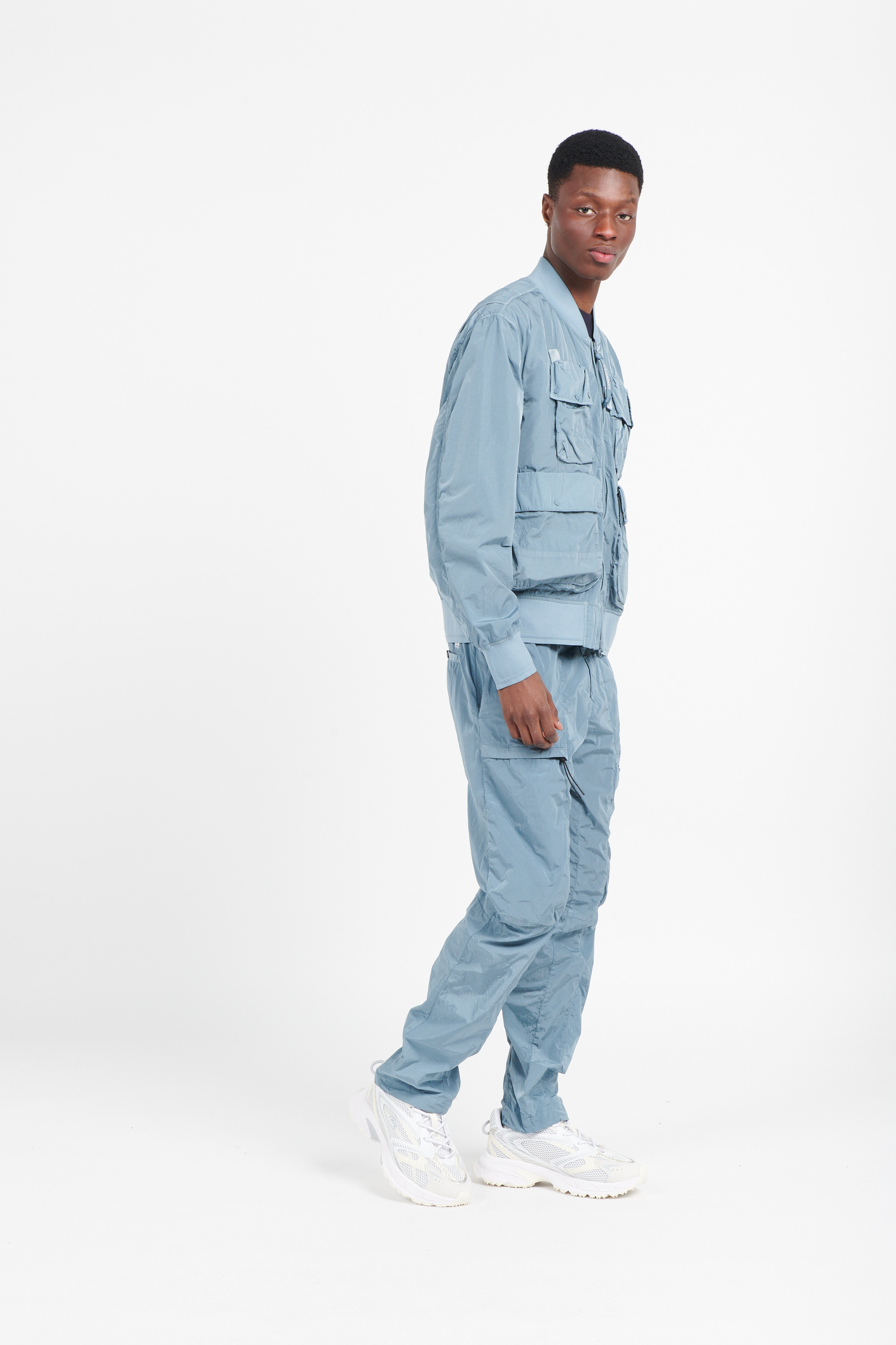 Pantalon cargo Bleu