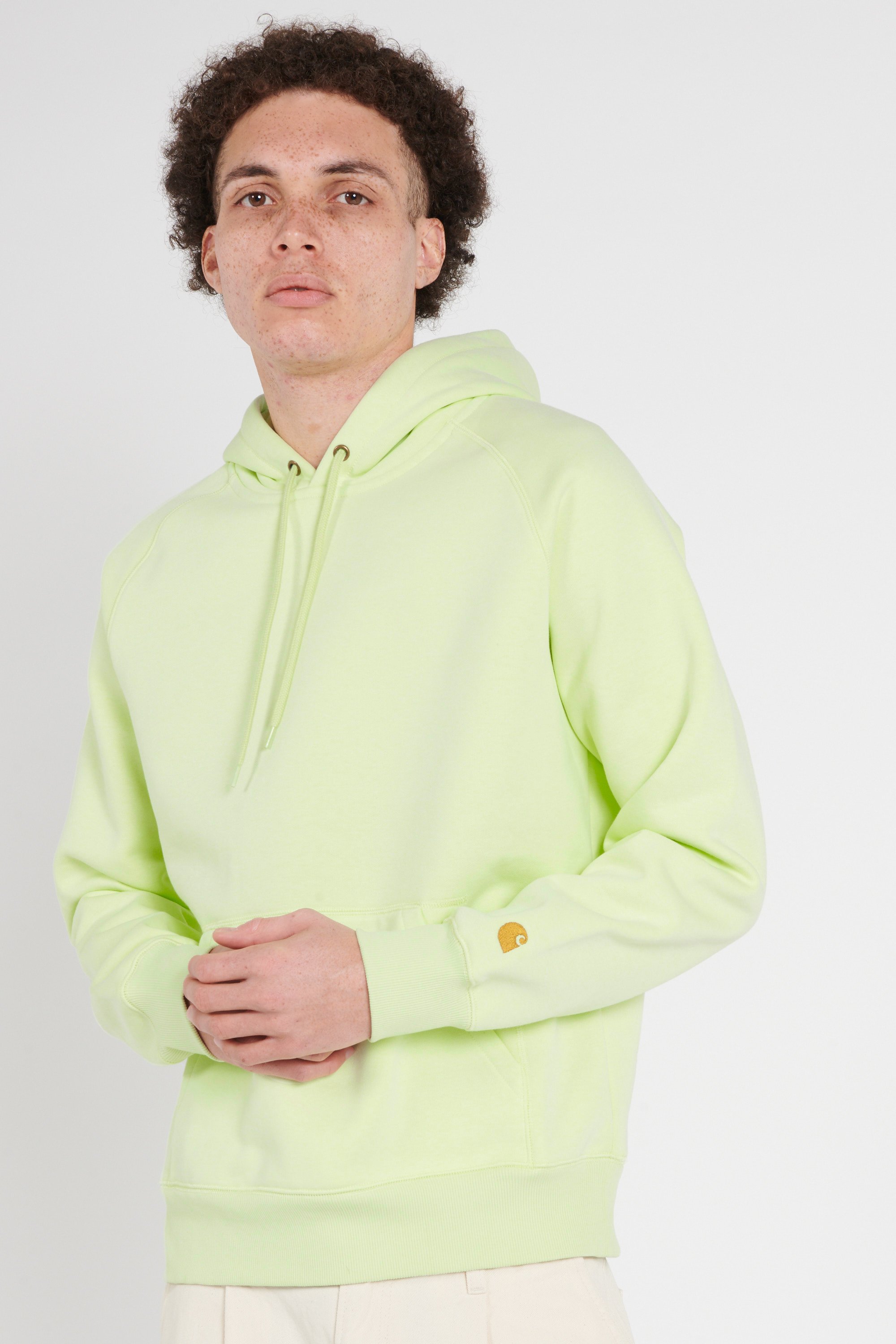 Hoodie | Yellow by CARHARTT WIP Hoodie Yellow