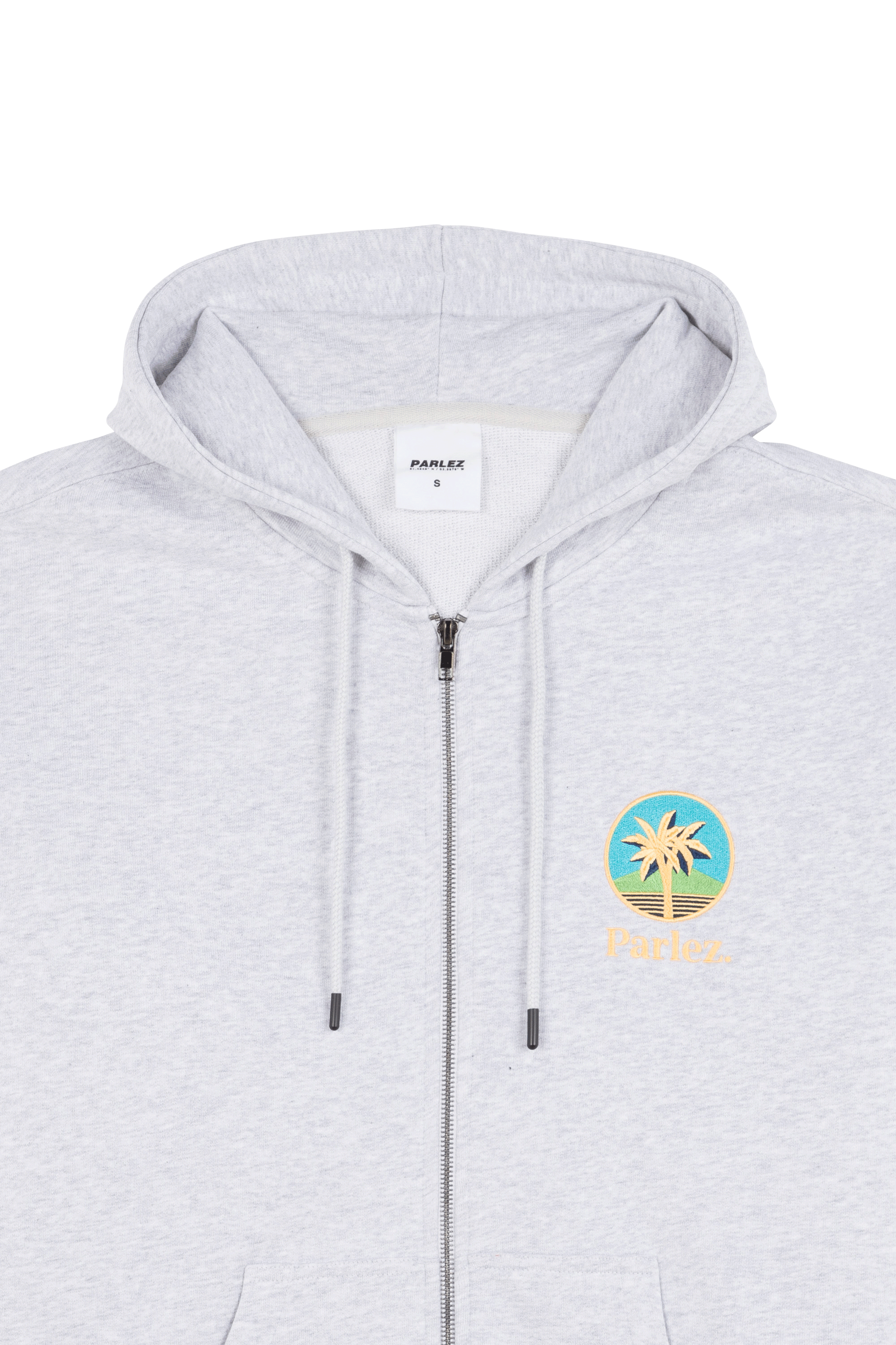 Hoodie zippé PARLEZ Gris