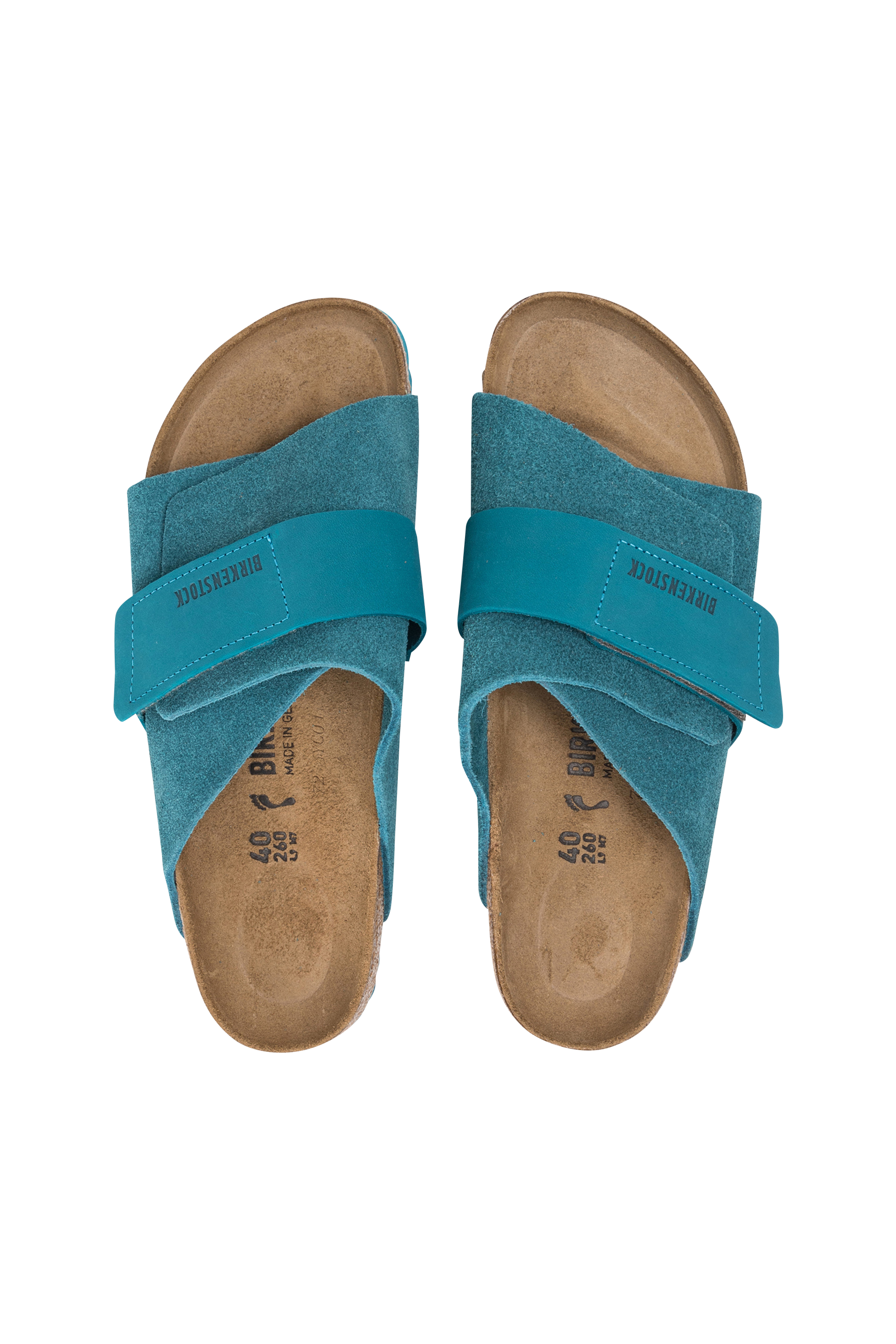 Flat furry sheepskin sandals BIRKENSTOCK Purple