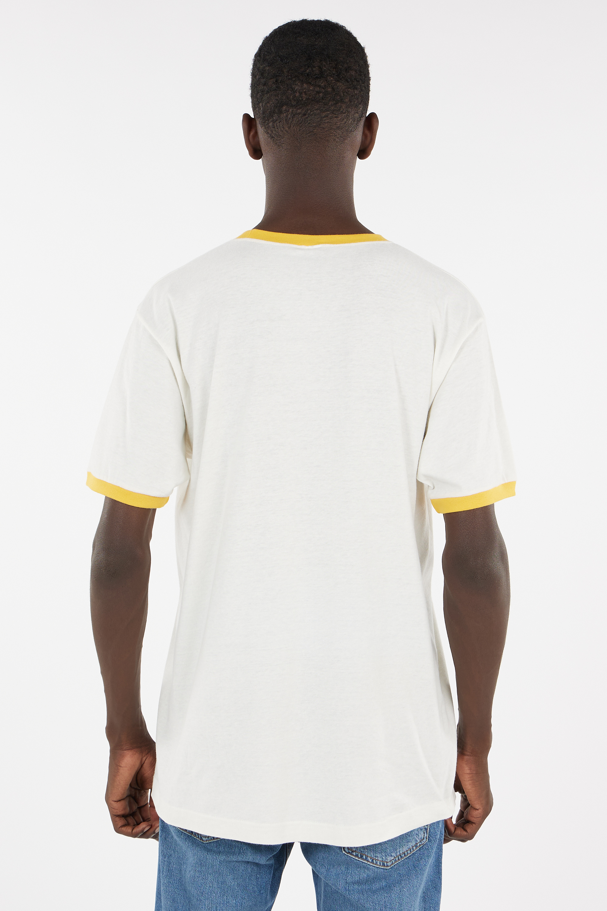 Regular-fit round-neck cotton T-shirt White