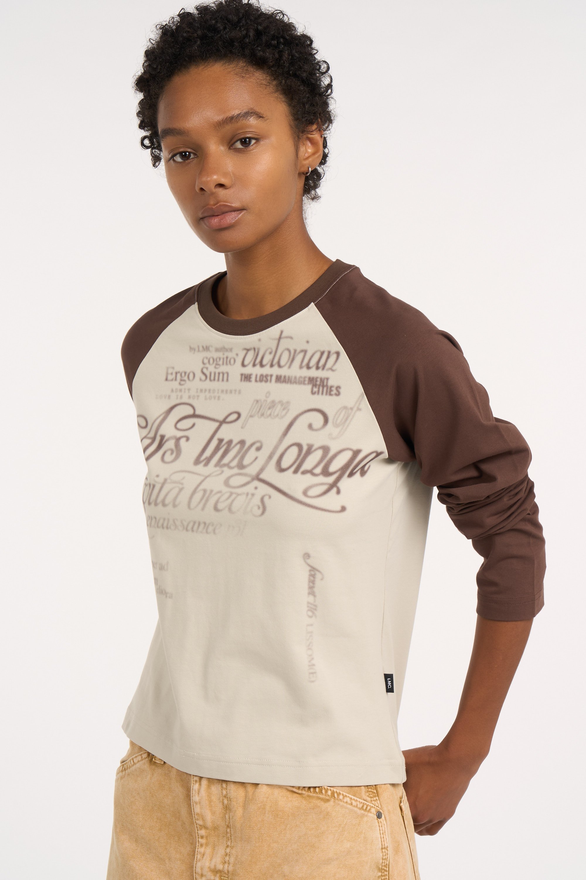T-shirt | Marron LOST MANAGEMENT CITIES Femme