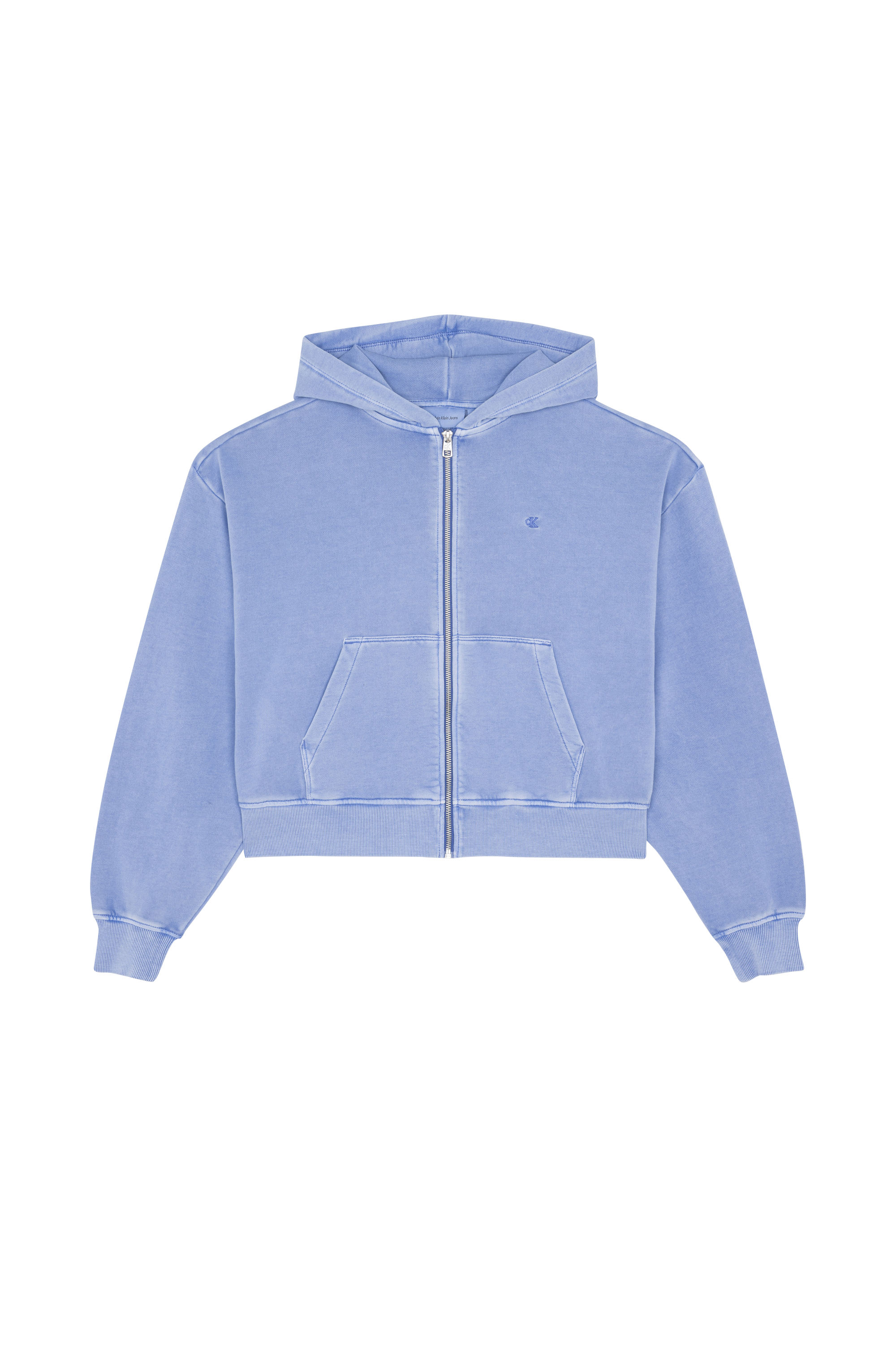 Hoodie zippé Bleu