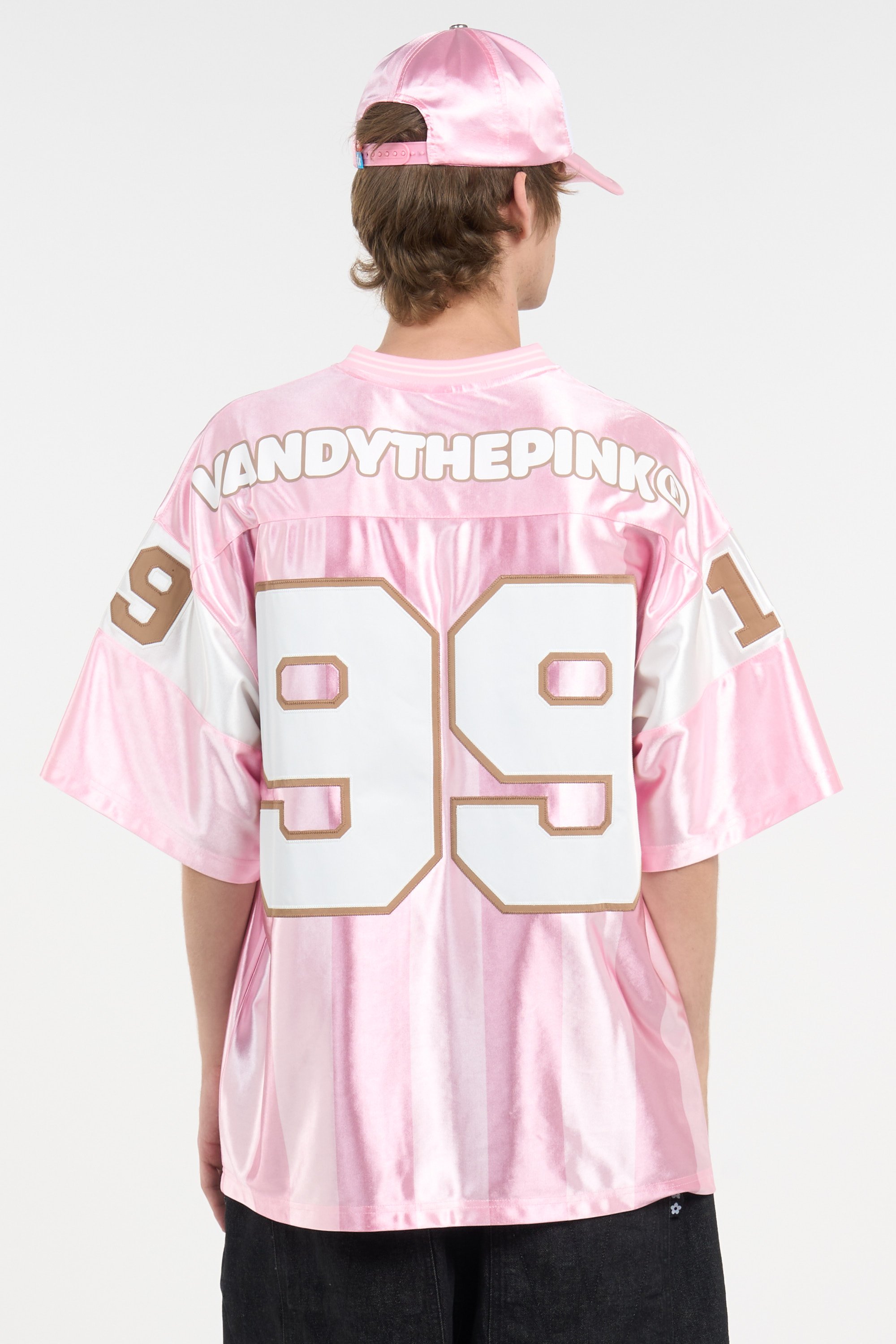 Regular-fit round-neck cotton T-shirt | Pink VANDYTHEPINK Men