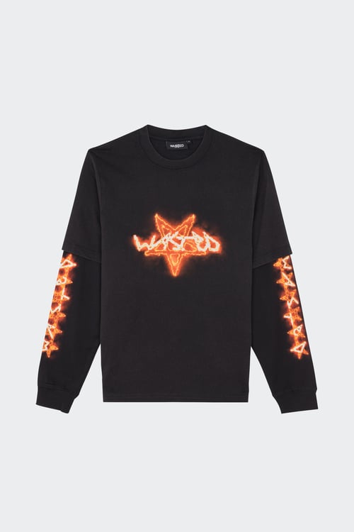 WASTED T-shirt Noir