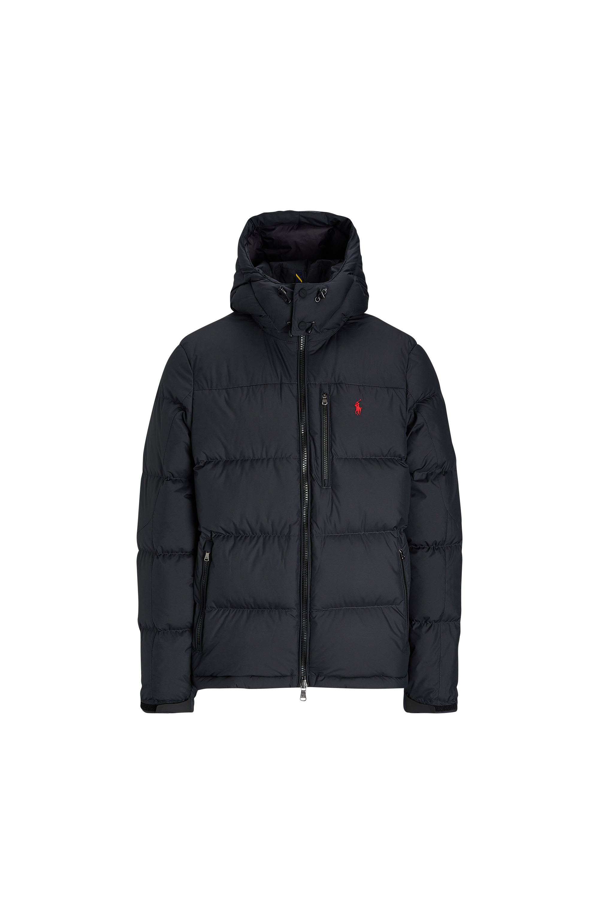 Lightweight quilted padded jacket with high neck Black
