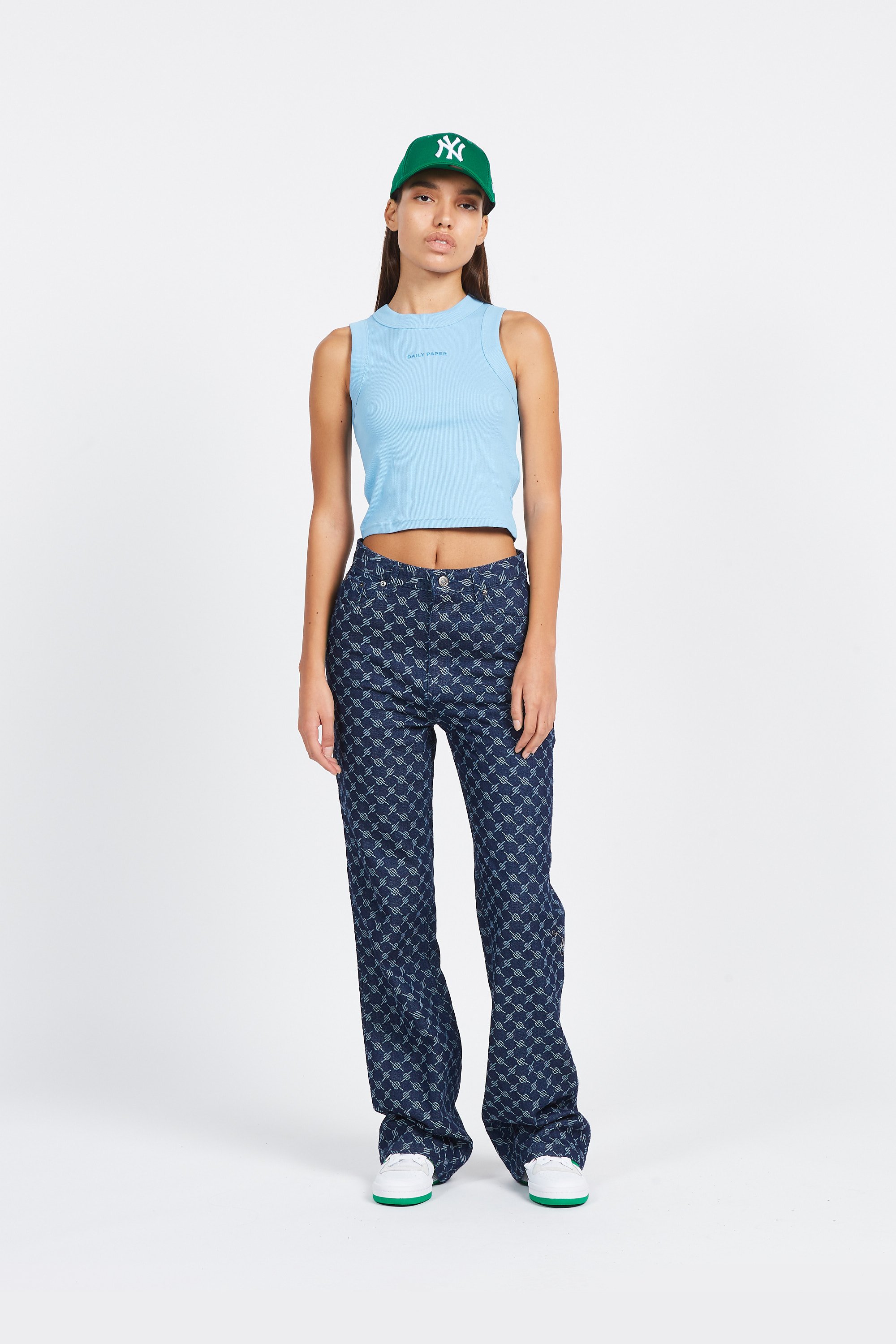 tank top | Blue by DAILY PAPER tank top Blue