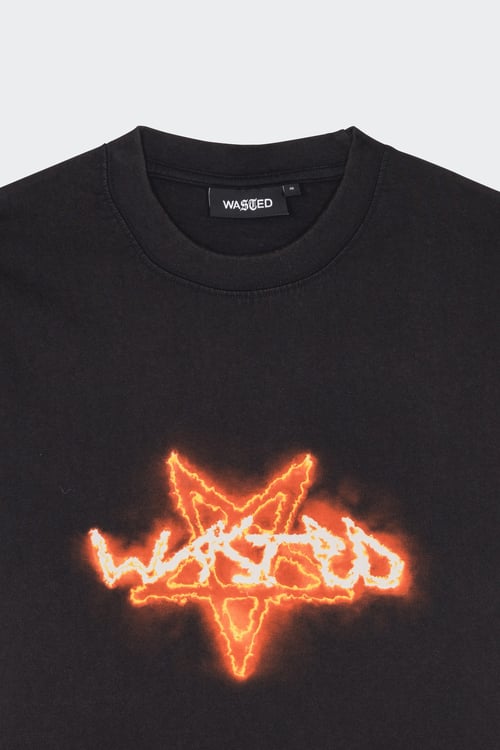 WASTED T-shirt Noir