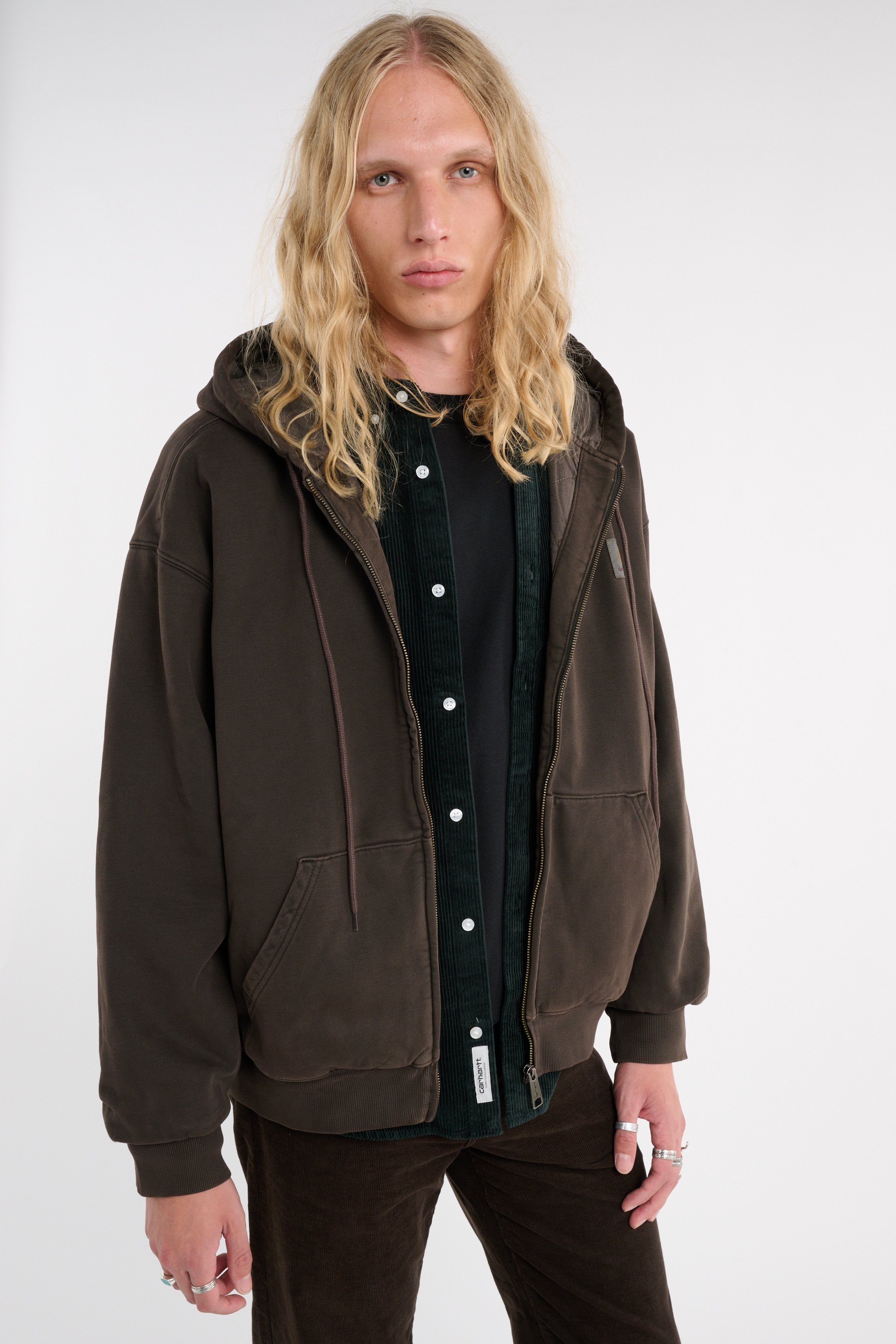 zip-up hoodie | Brown CARHARTT WIP Men