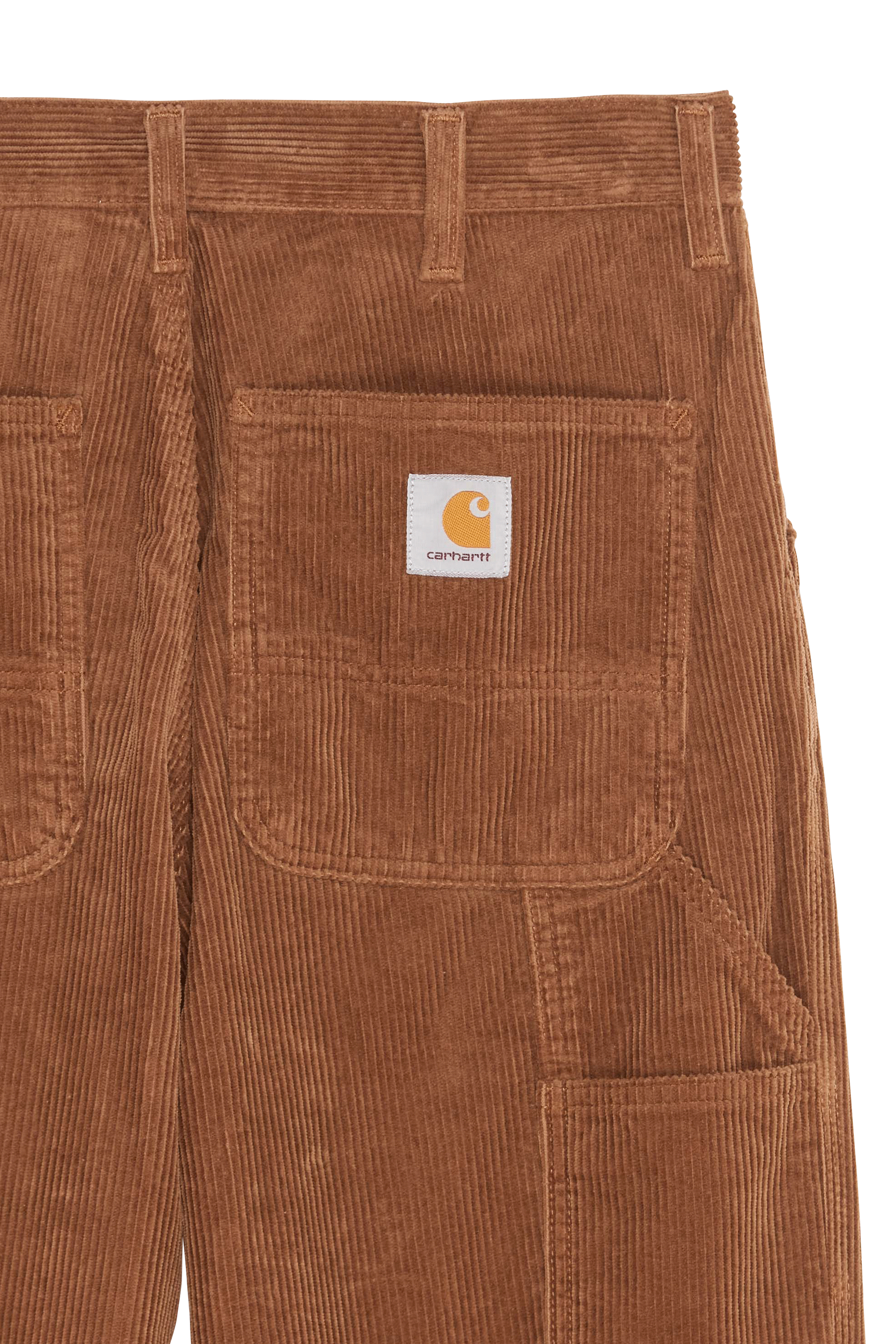 Straight velvet pants Brown