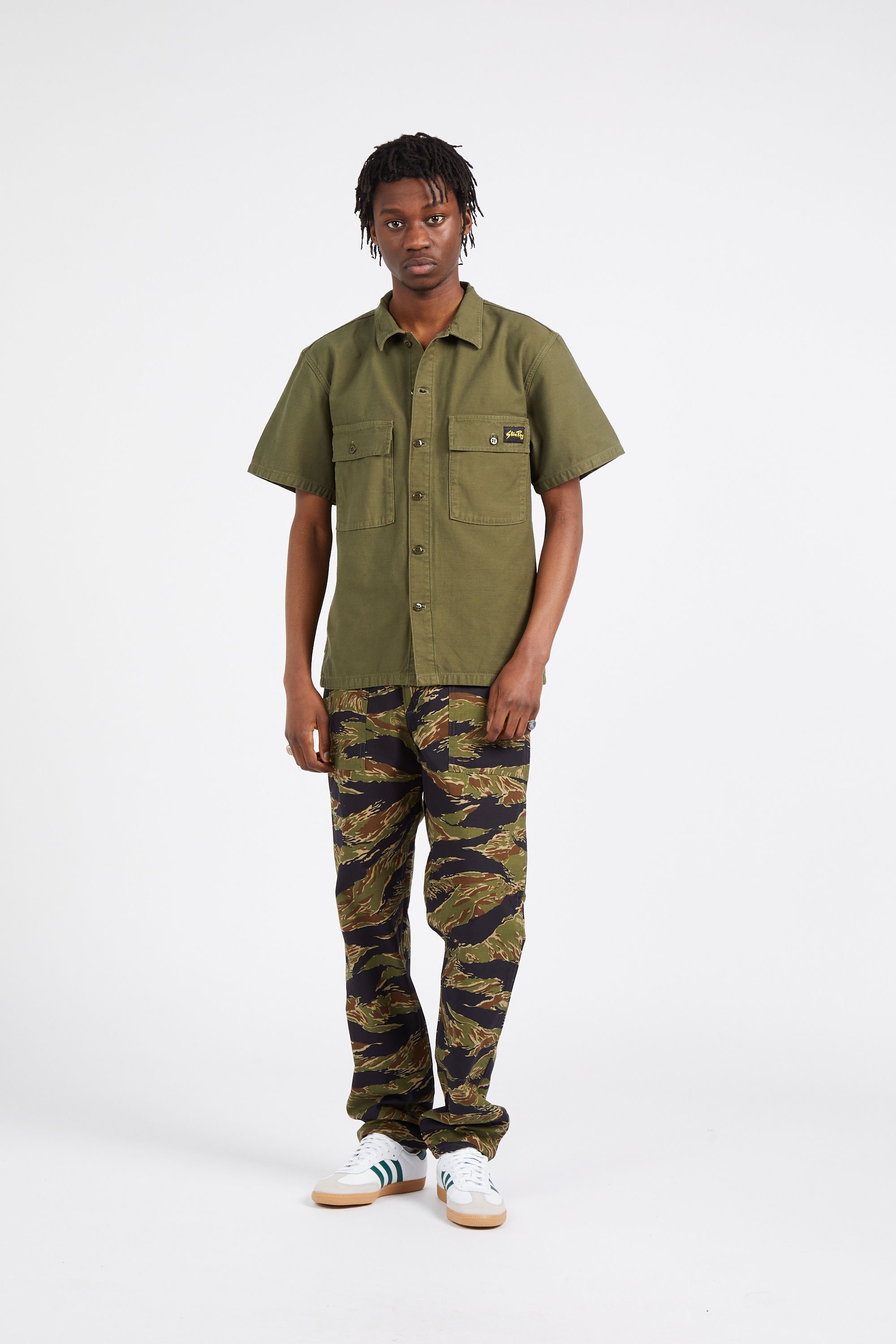 Trousers | Khaki by STAN RAY Trousers Khaki