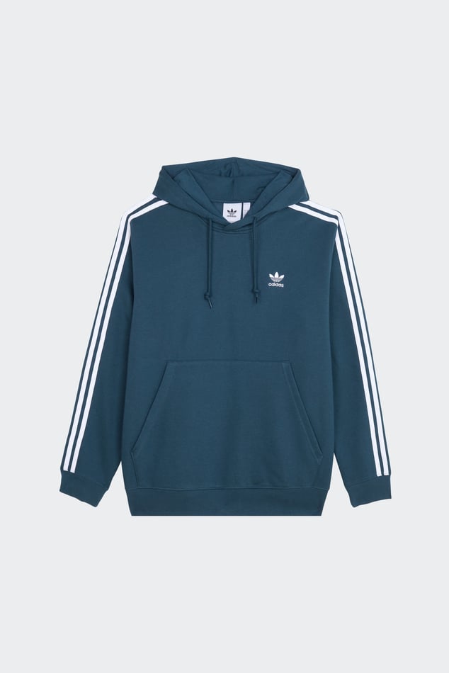 Hoodie 3 stripes Hoody Blue Adidas Man Citadium