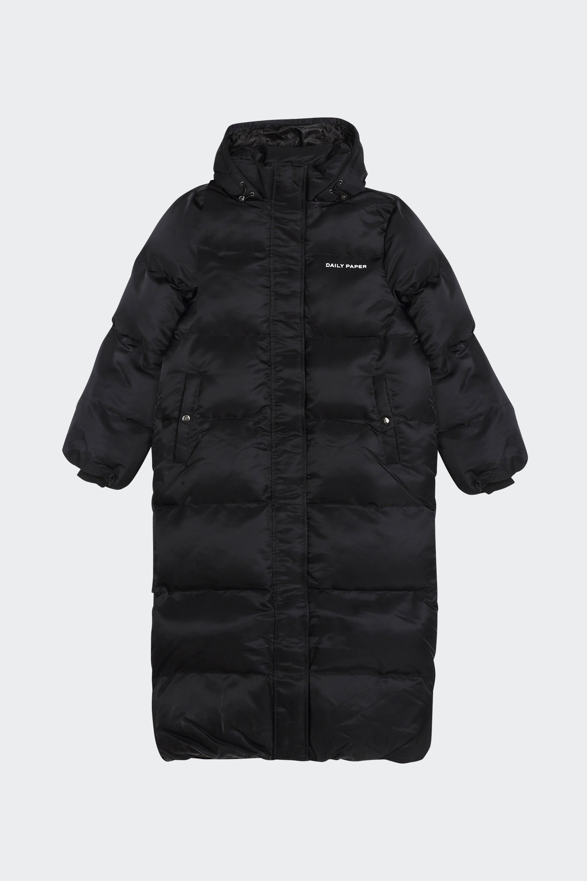 Black Jacket Daily Paper Doudoune Daily Paper Black Monogram Short