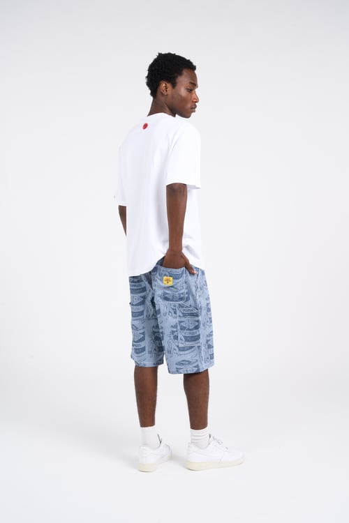 ICE CREAM Short Bleu
