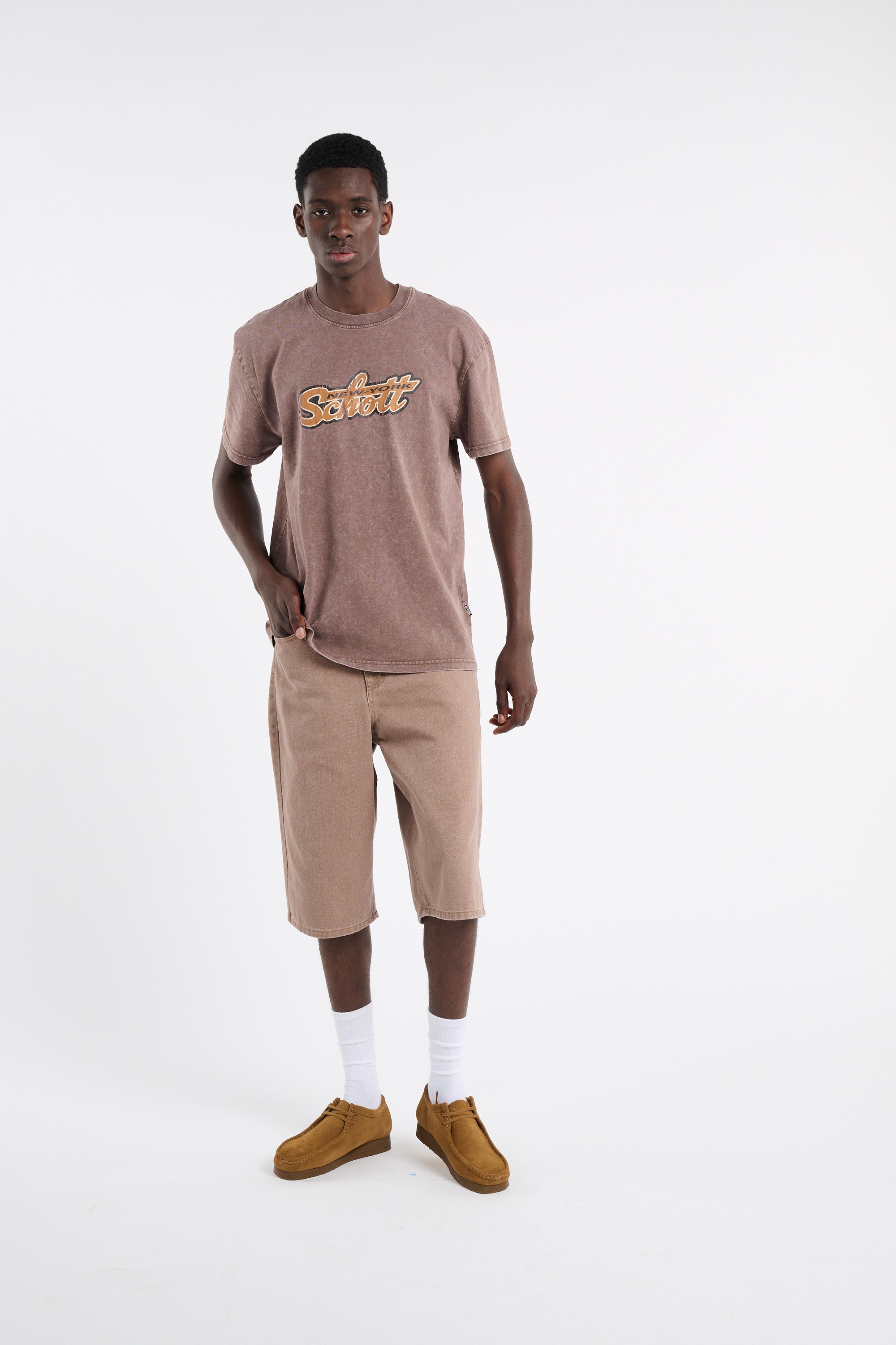T-shirt | Brown SCHOTT Men