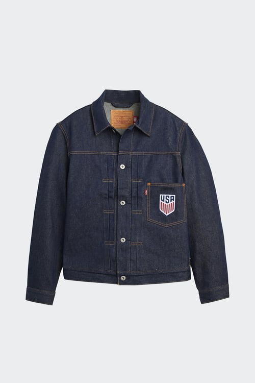 Veste en jean - Taille L Bleu
