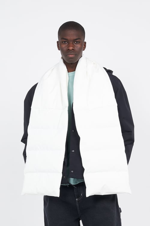RAINS Scarf White