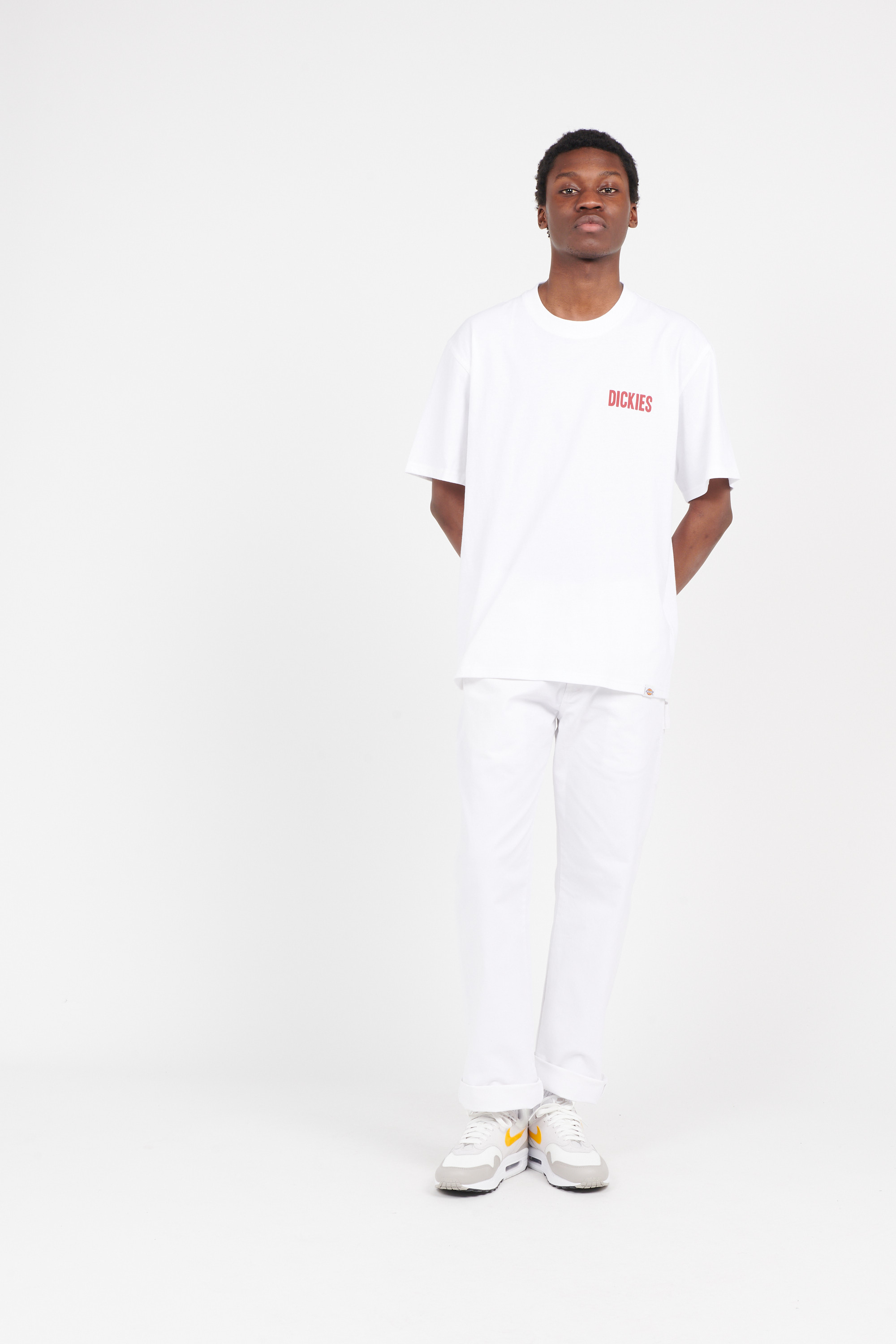 Regular-fit round-neck cotton T-shirt White