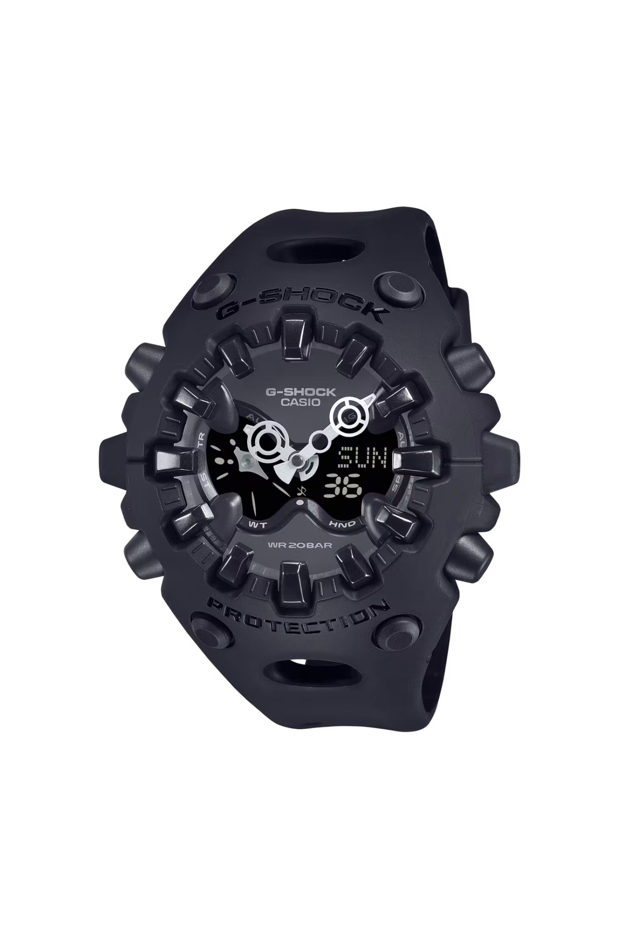 Auto-Illuminator resin watch Black