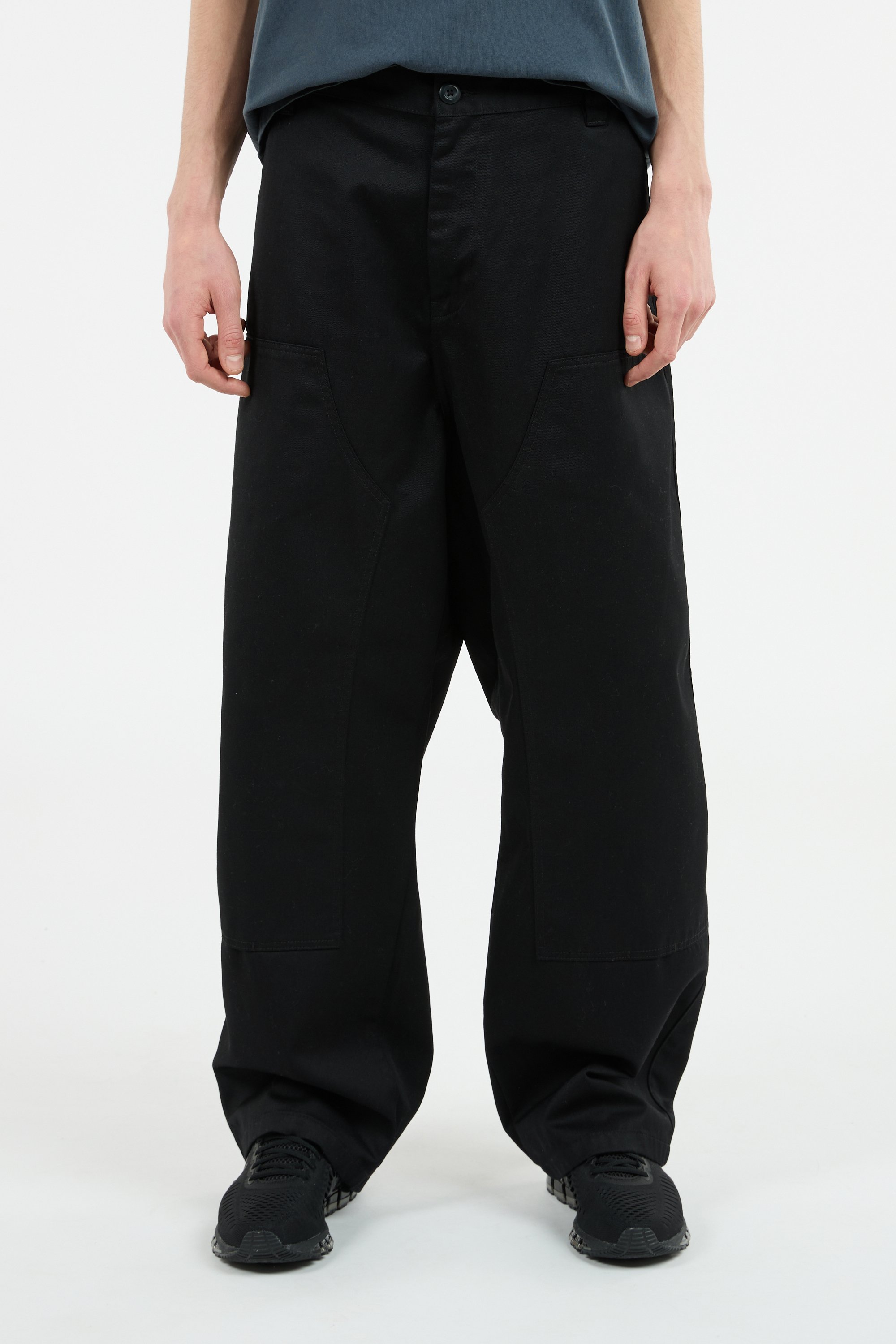 Pantalon ample Noir
