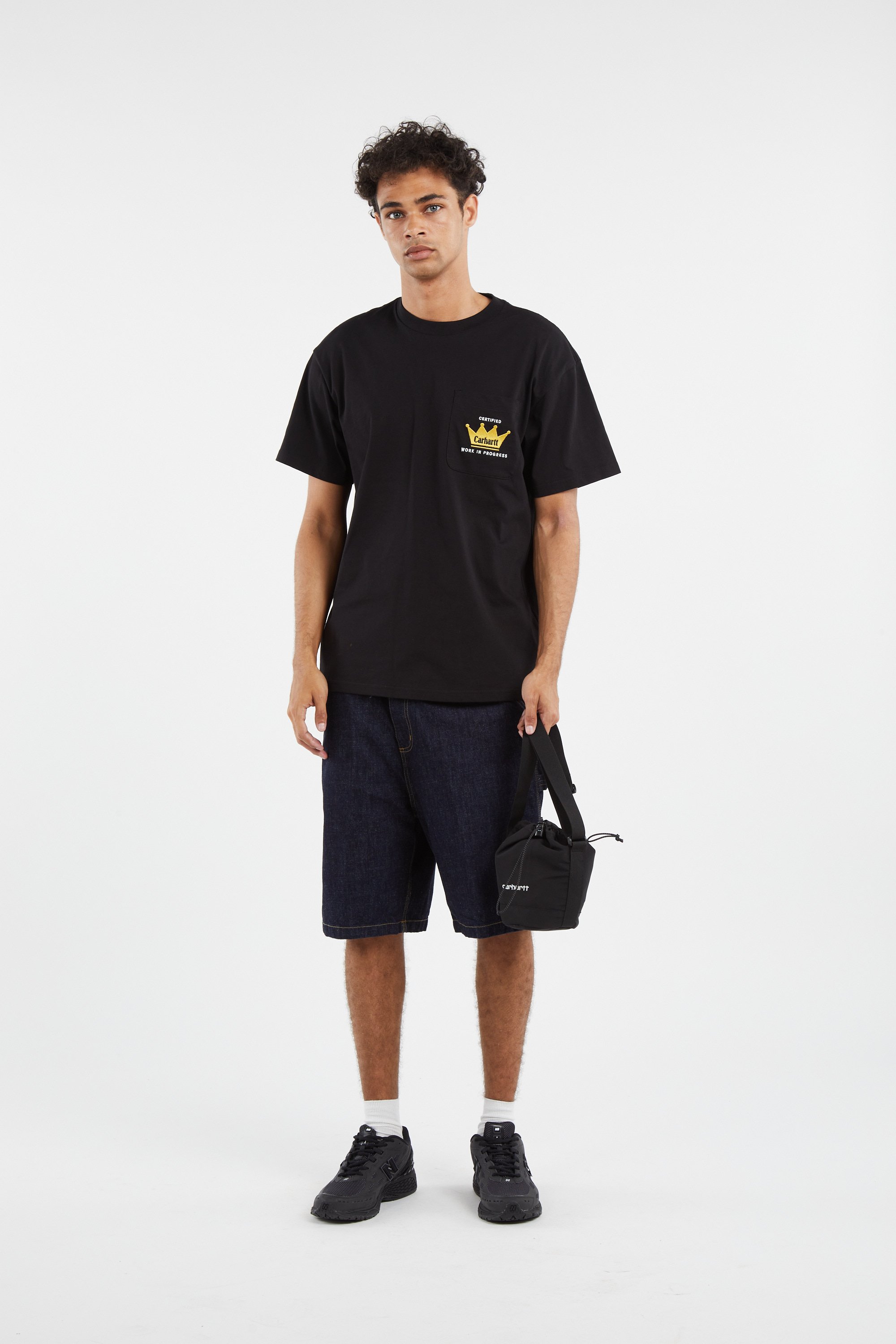 Baindeminuit shoulder bag | Black by CARHARTT WIP Baindeminuit shoulder bag Black