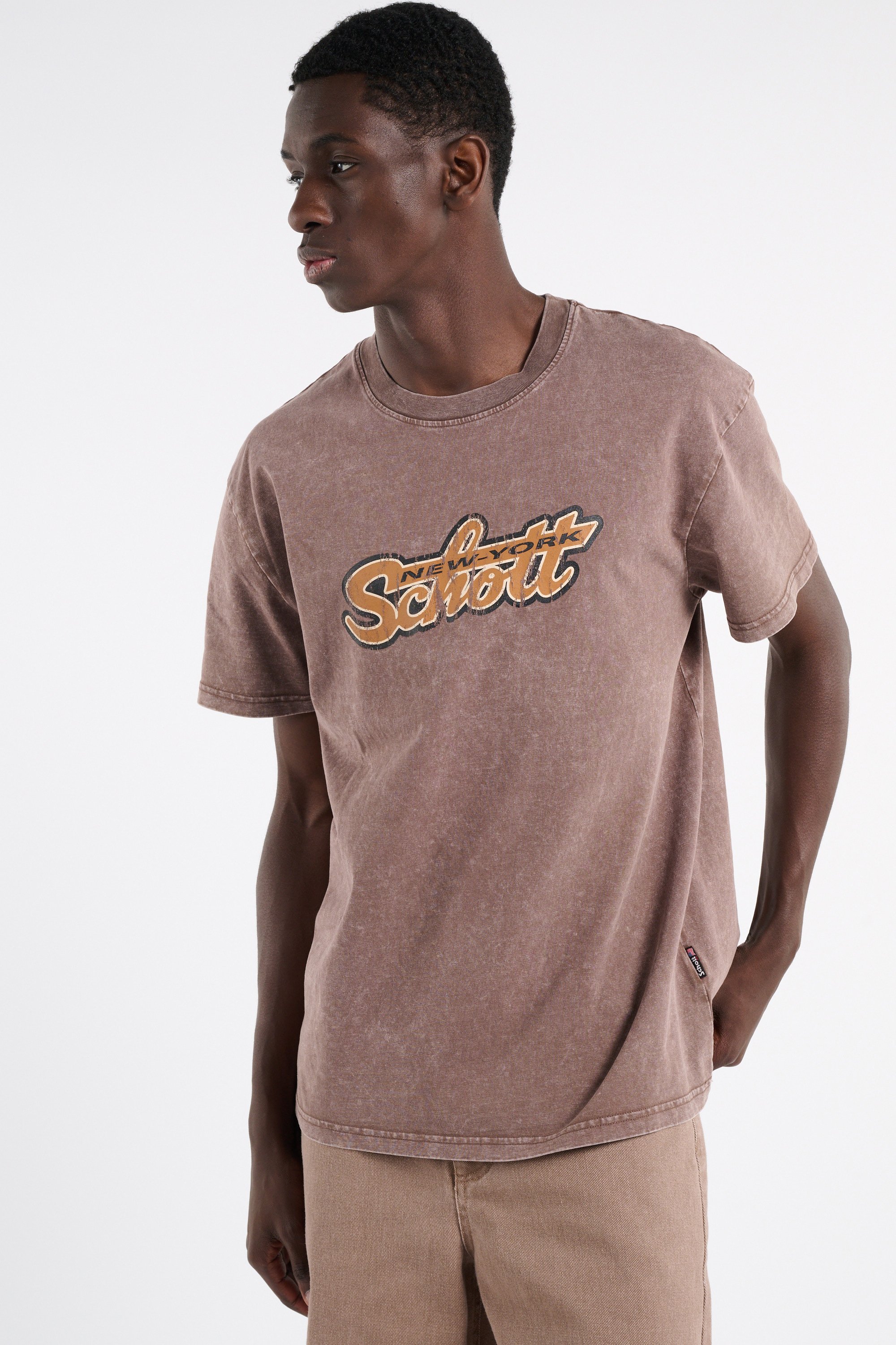 T-shirt | Brown SCHOTT Men