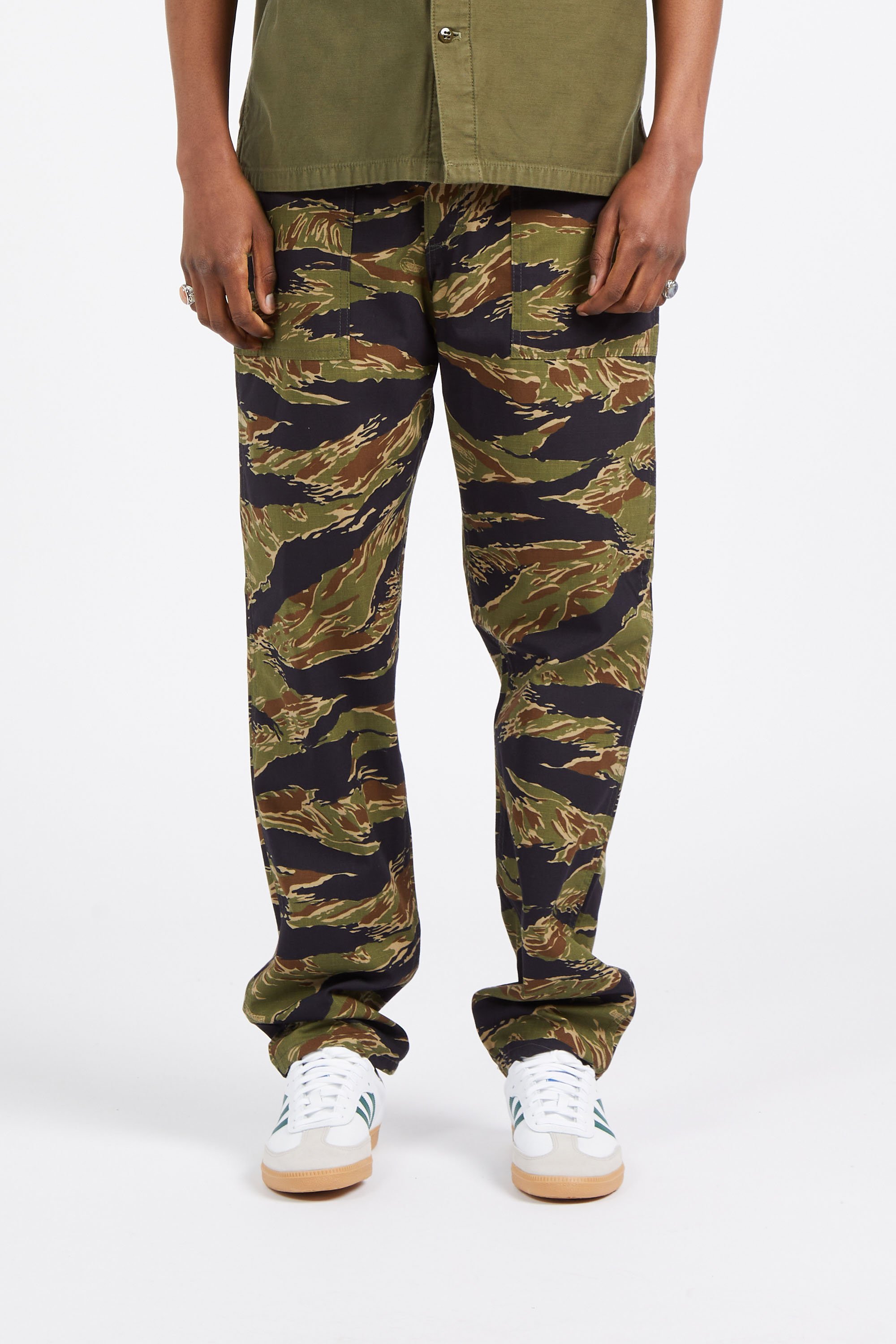 Trousers | Khaki by STAN RAY Trousers Khaki