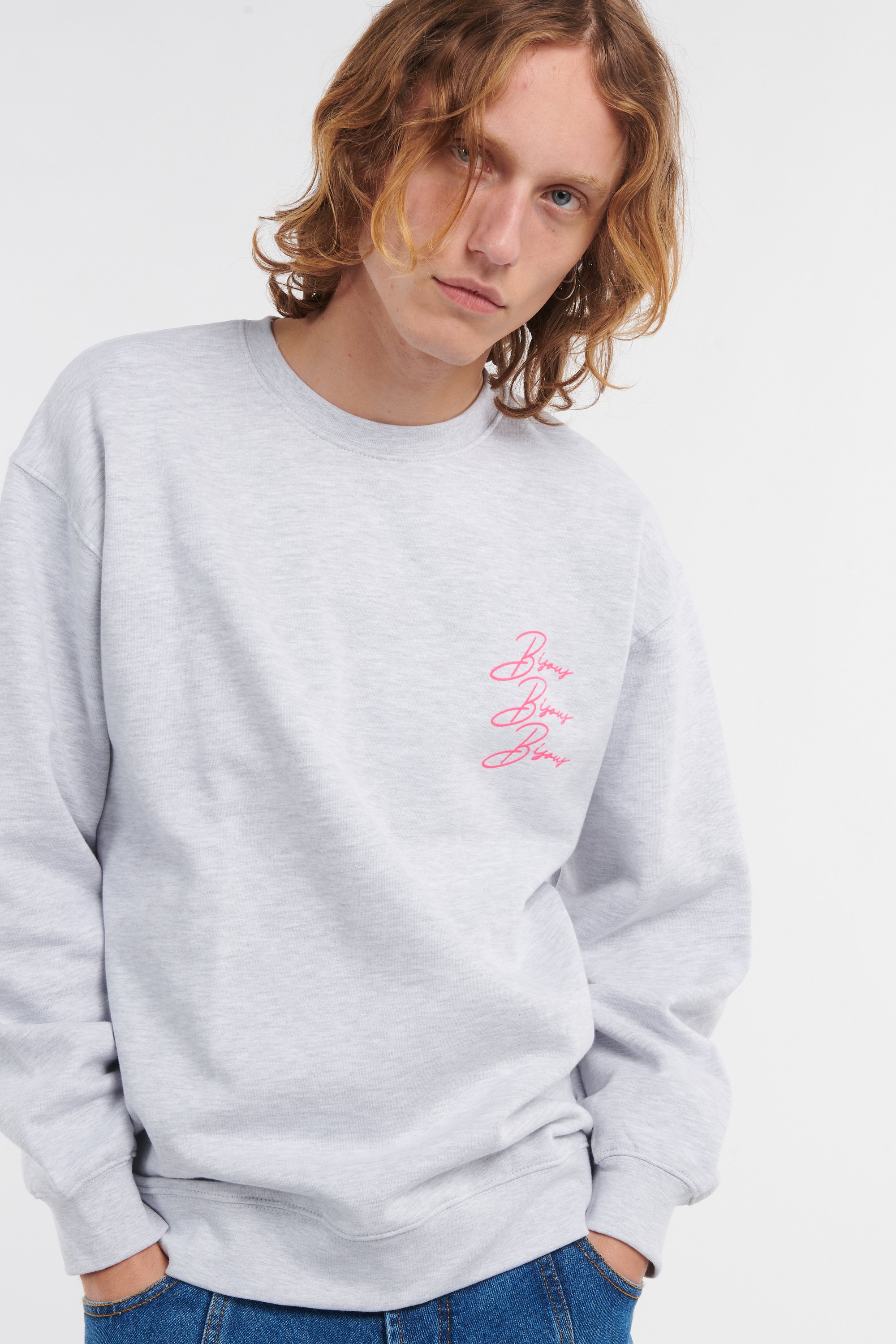 sweatshirt | Grey by BISOUS SKATEBOARDS sweatshirt Grey