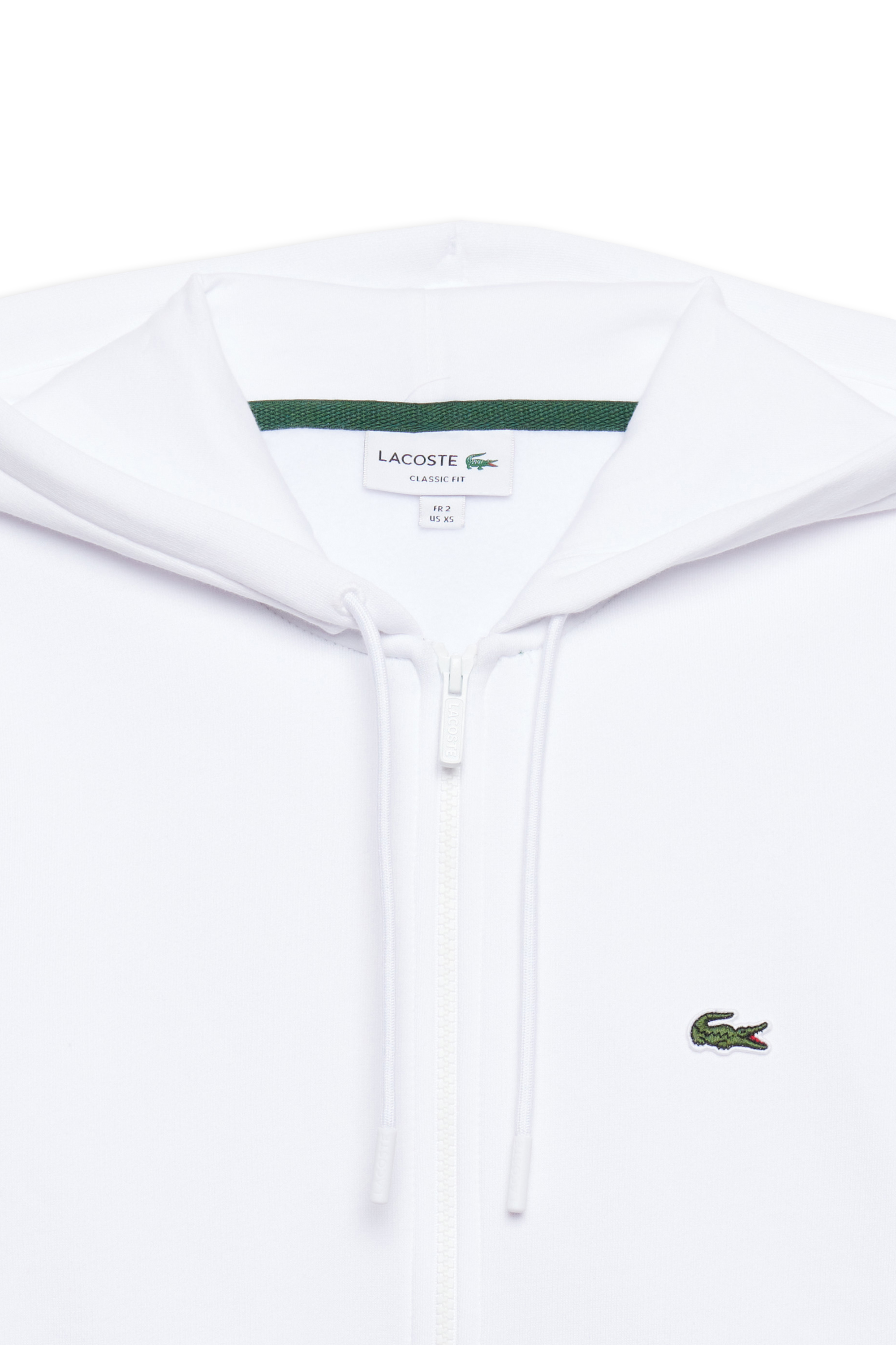 Sweat zippé Blanc
