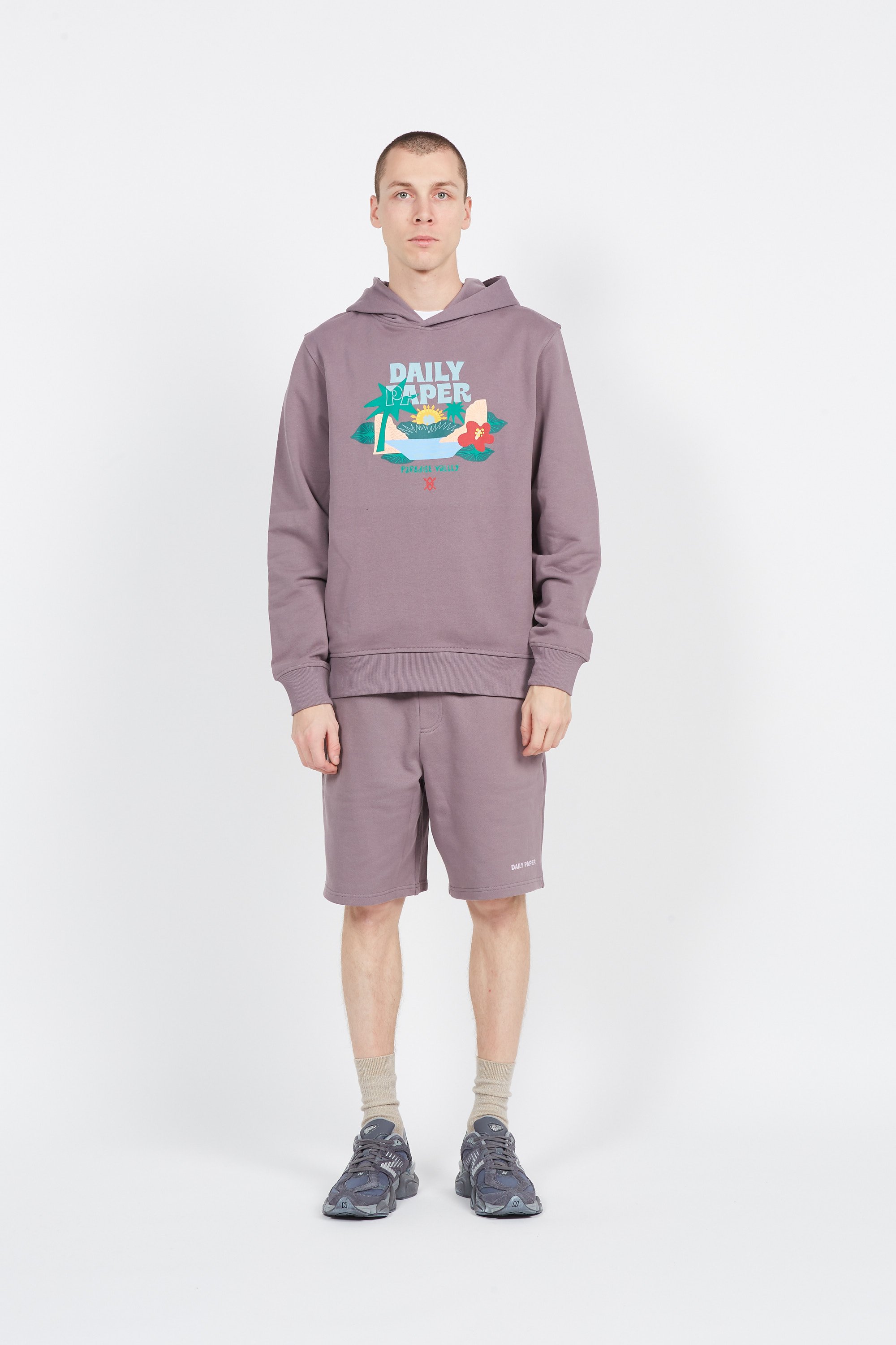Hoodie | Purple by DAILY PAPER Hoodie Purple