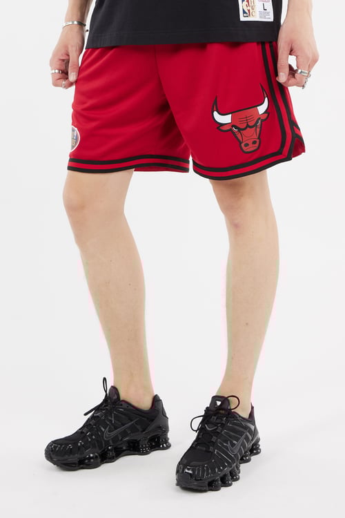 MITCHELL & NESS Short Rouge