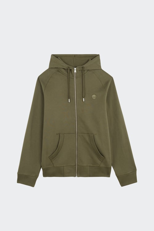 Hoodie zippée - Taille L Vert