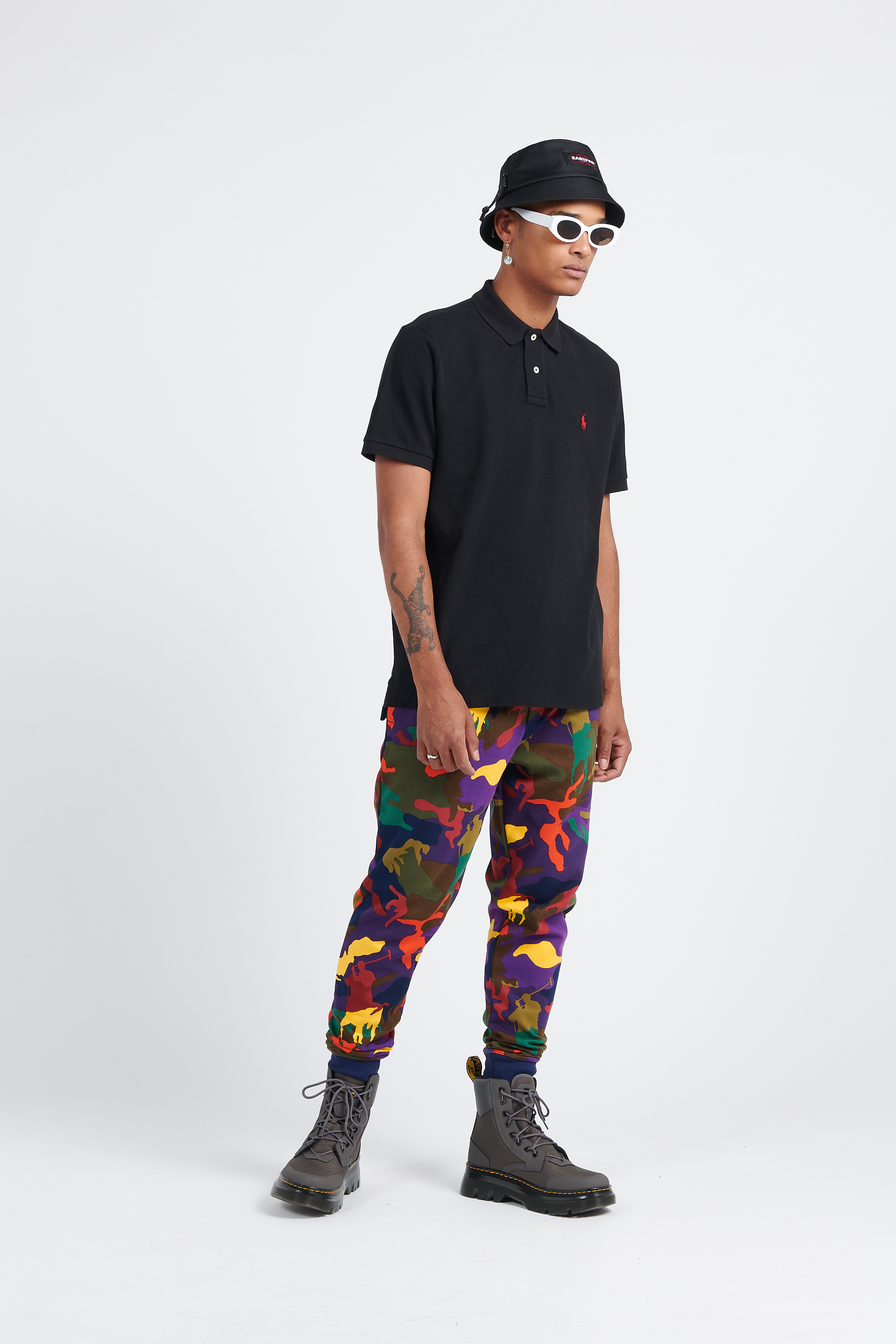 Short sleeve polo Black