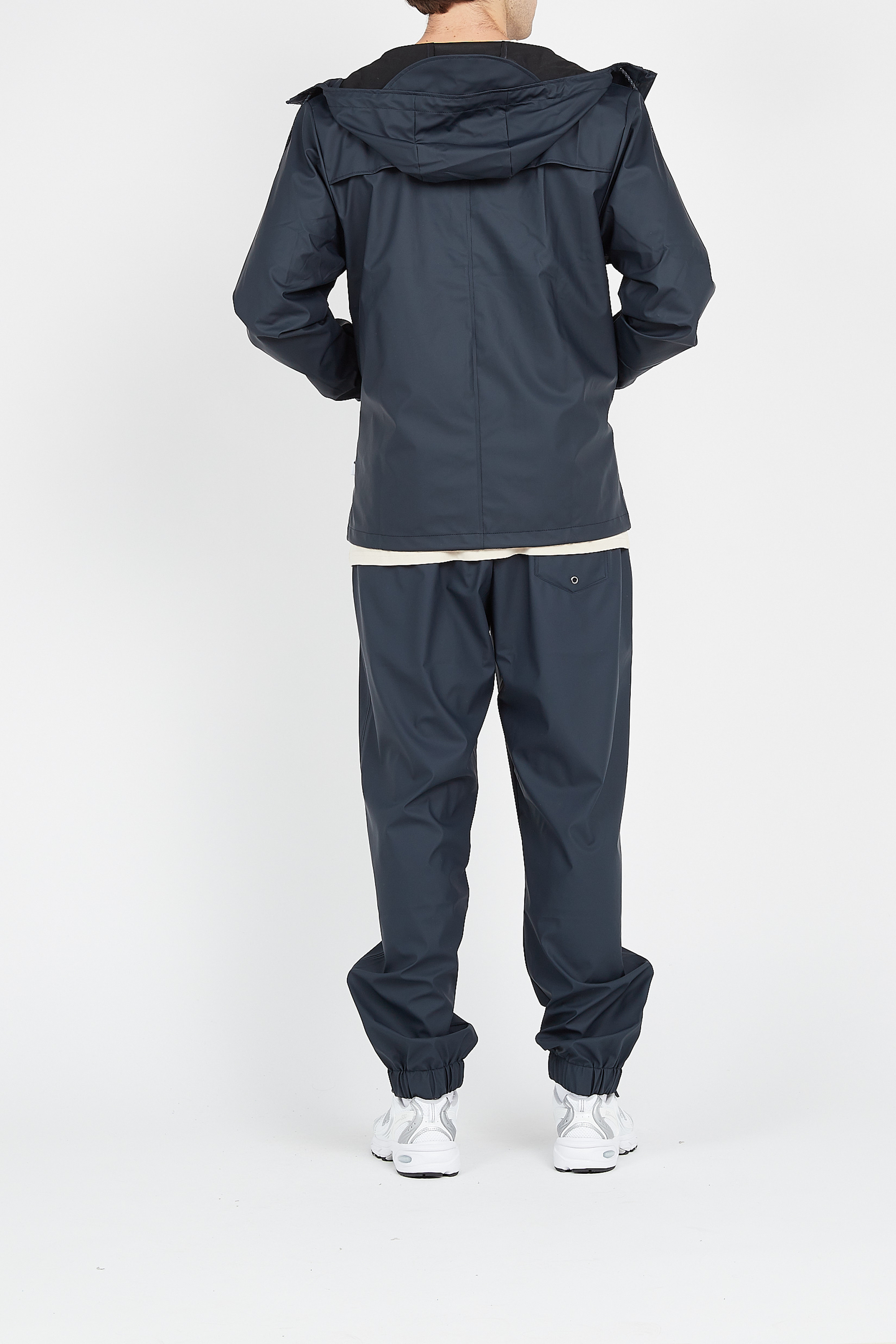 Imperméable col montant | Bleu RAINS Homme