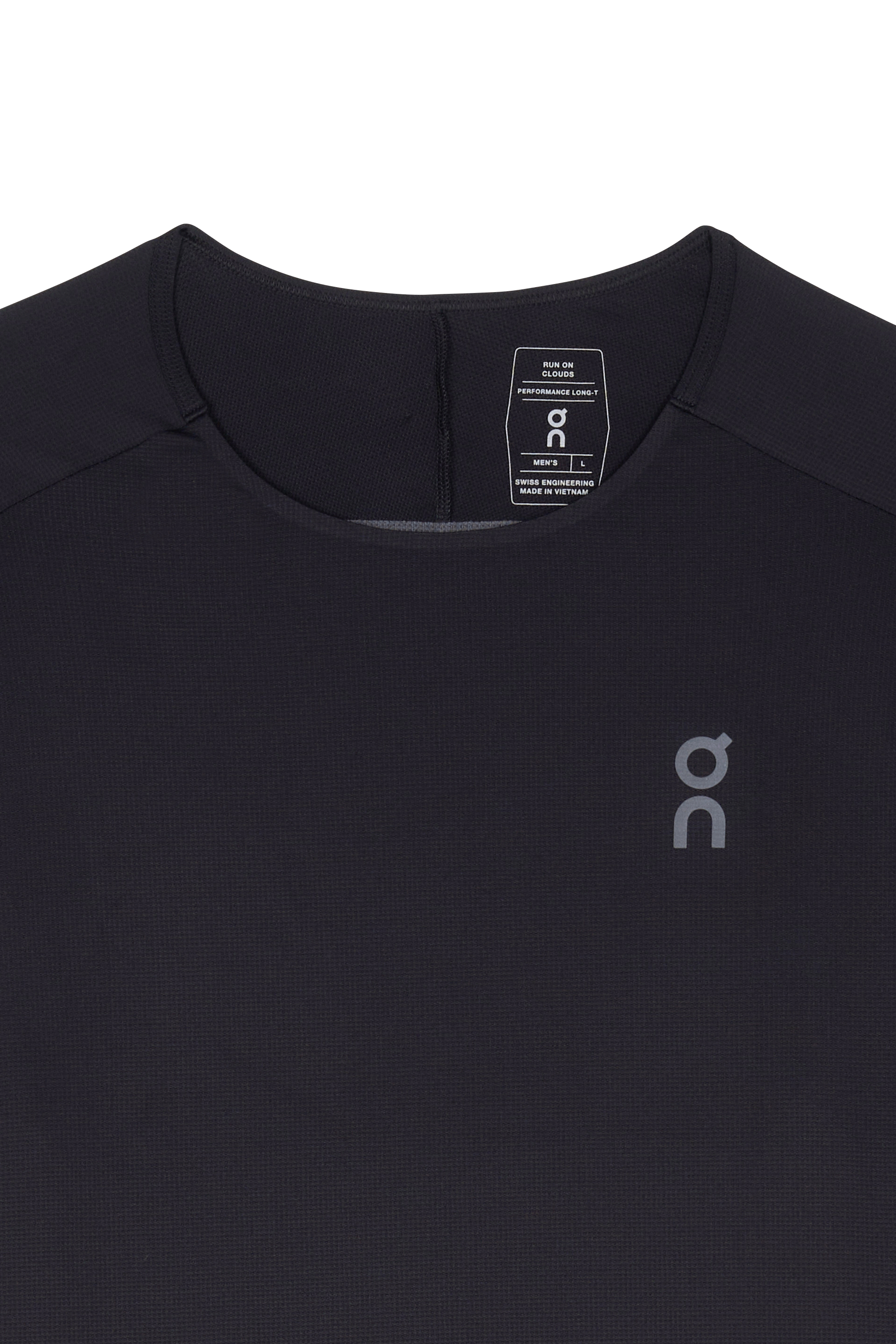 Regular-fit round-neck cotton T-shirt | Black ON Men
