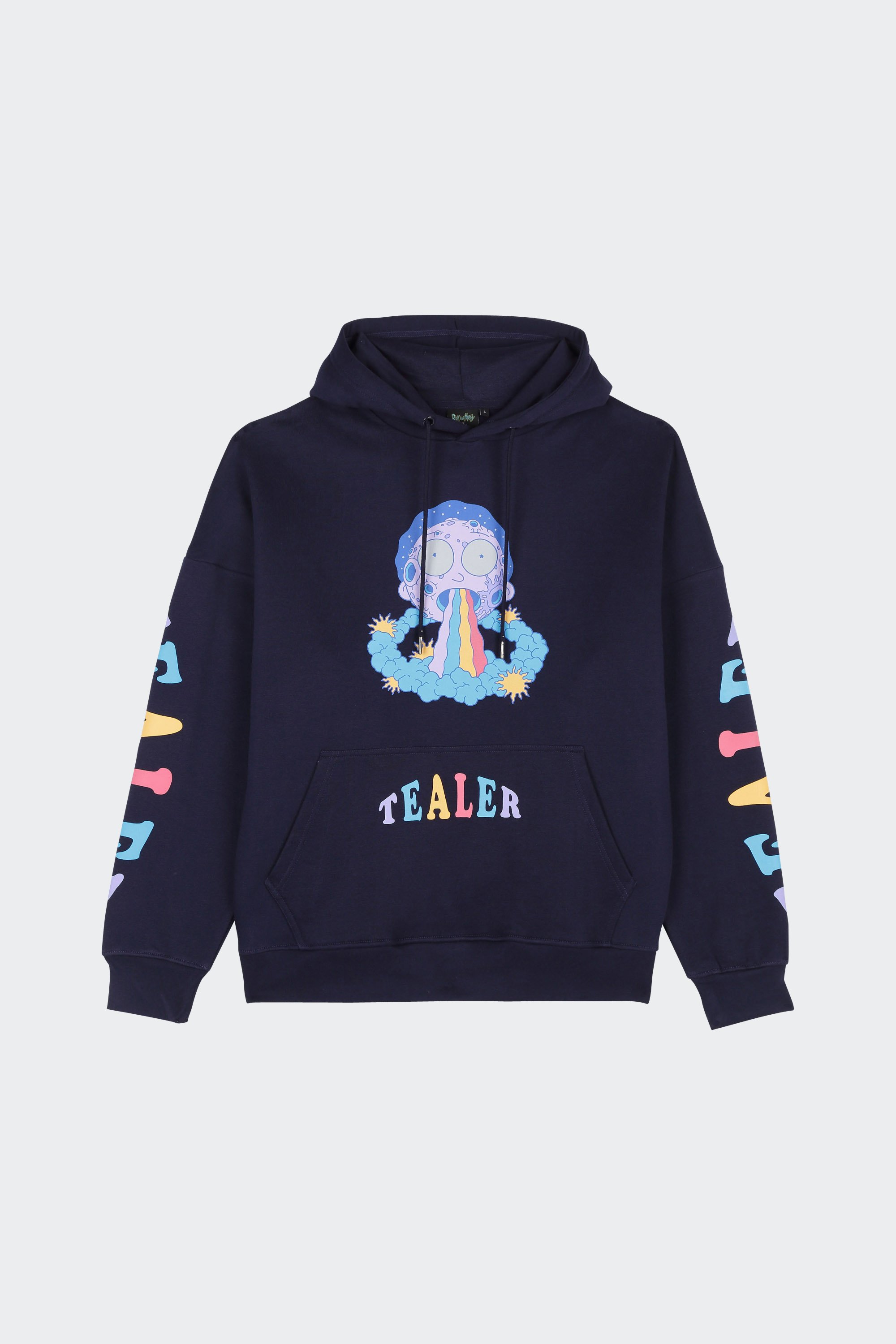 Hoodie - Tealer x Rick & Morty | Blue by TEALER Hoodie - Tealer x Rick & Morty Blue