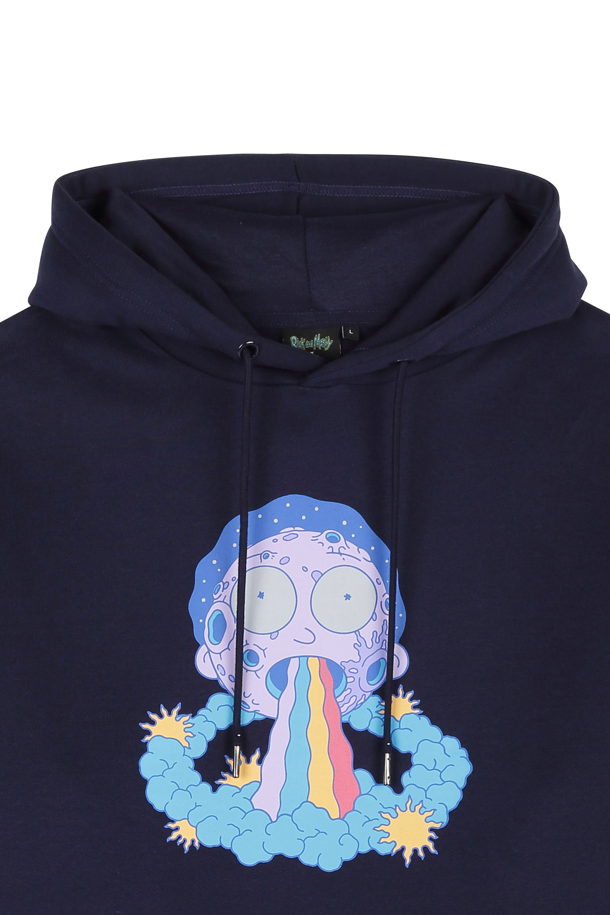 Hoodie - Tealer x Rick & Morty  Bleu