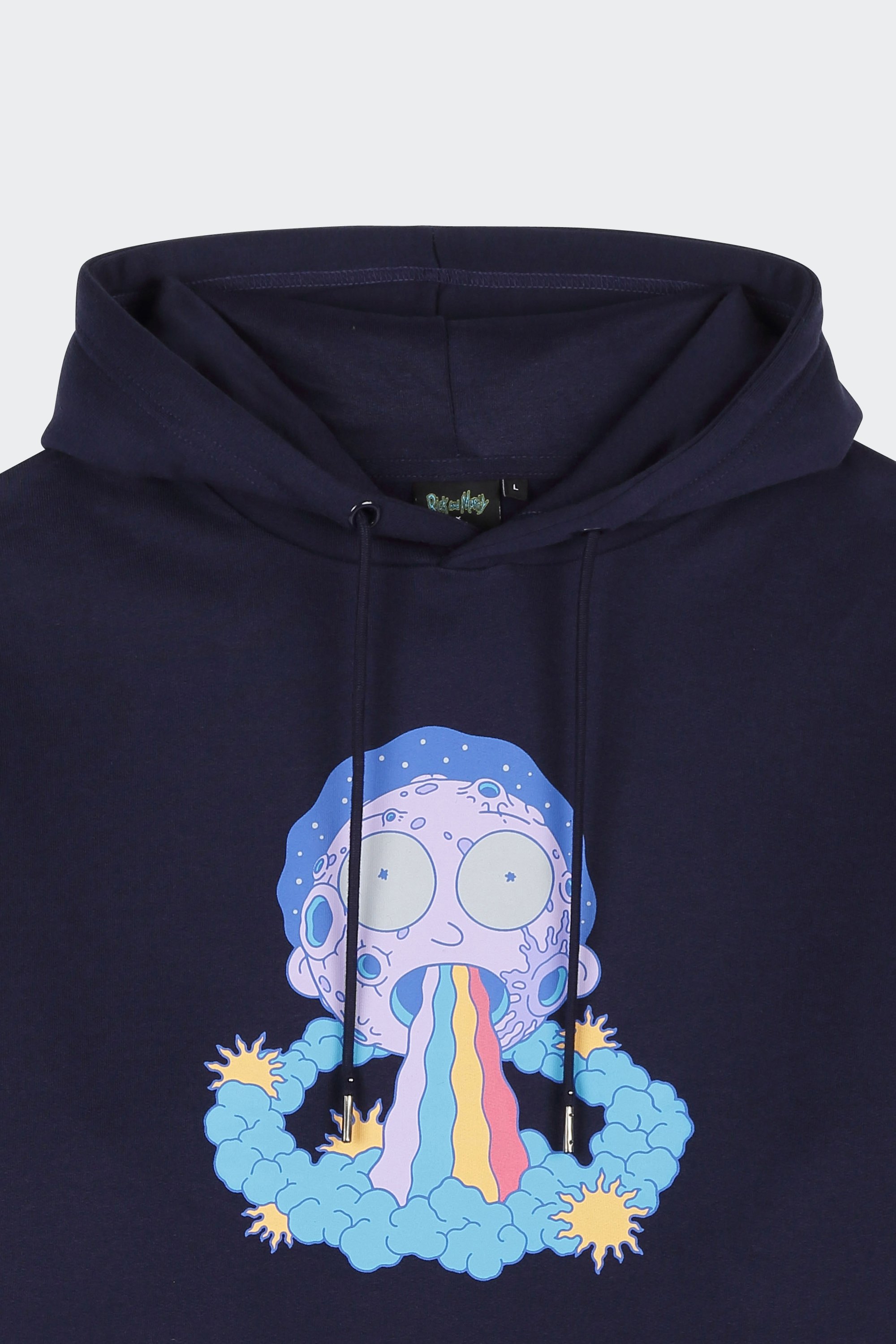 Hoodie - Tealer x Rick & Morty | Blue by TEALER Hoodie - Tealer x Rick & Morty Blue