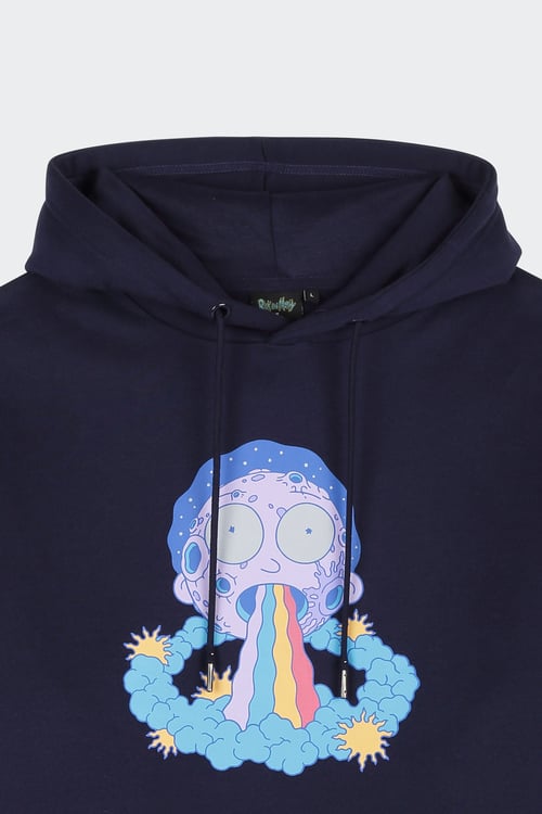 TEALER Hoodie - Tealer x Rick & Morty  Bleu