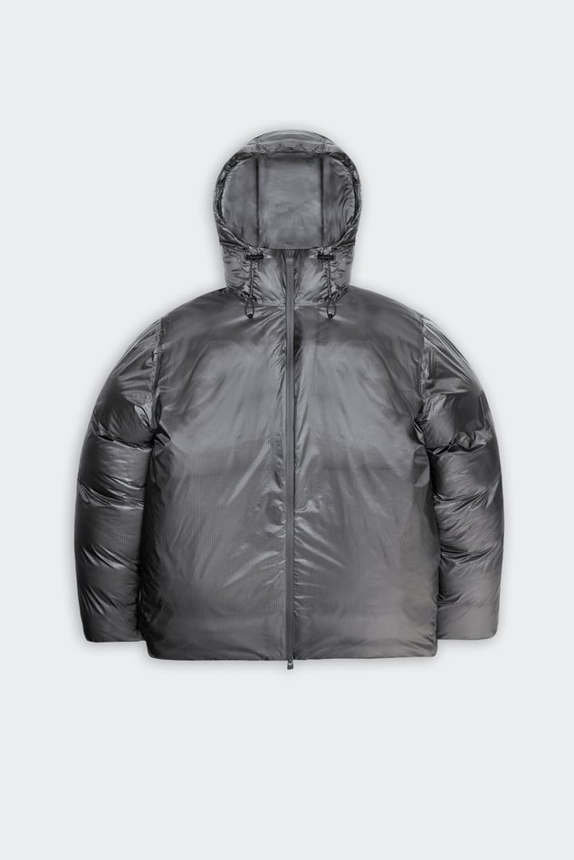 Lightweight Quilted Padded Jacket With High Neck Kevo Puffer Grey Rains Woman Citadium