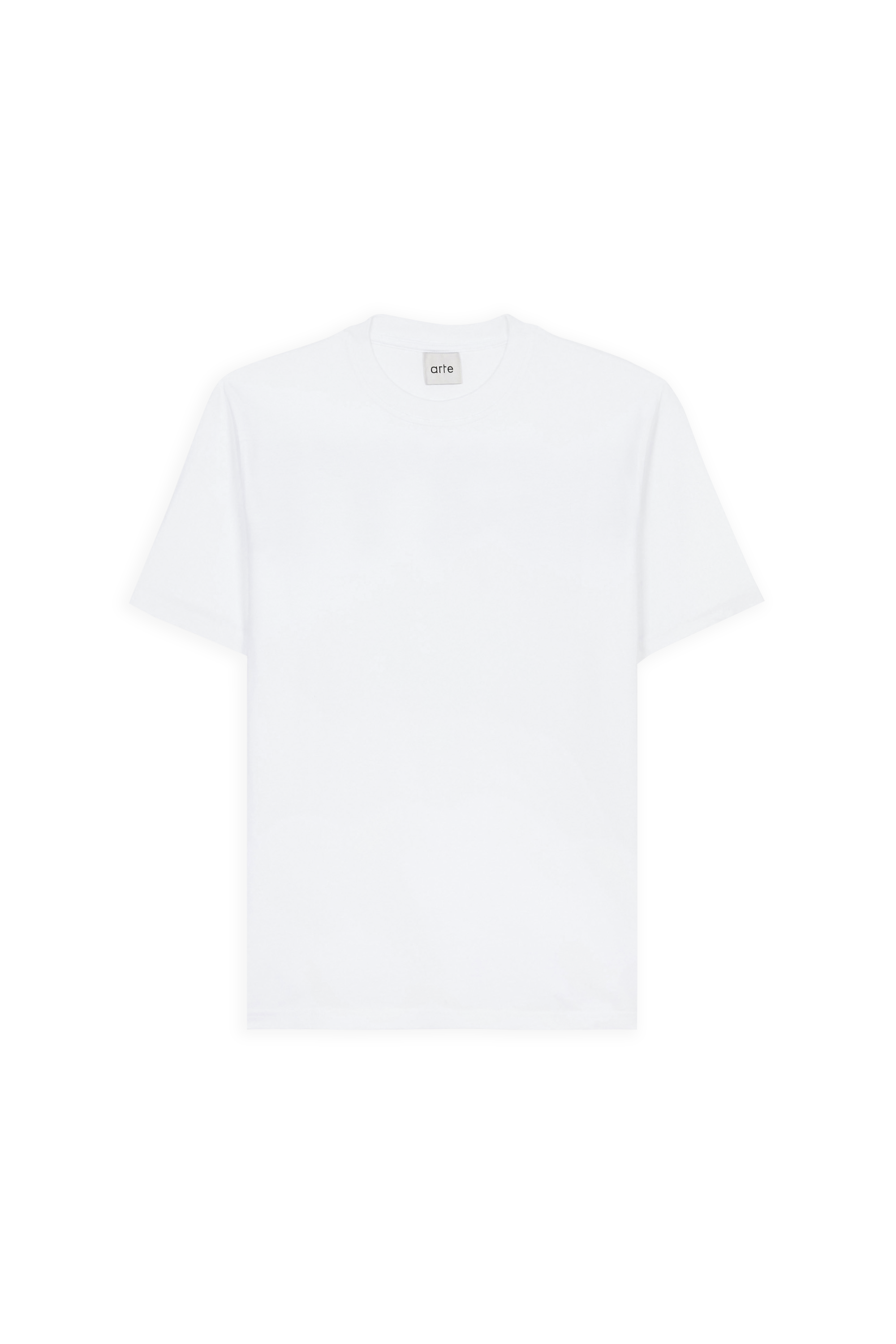 Regular-fit round-neck cotton T-shirt White