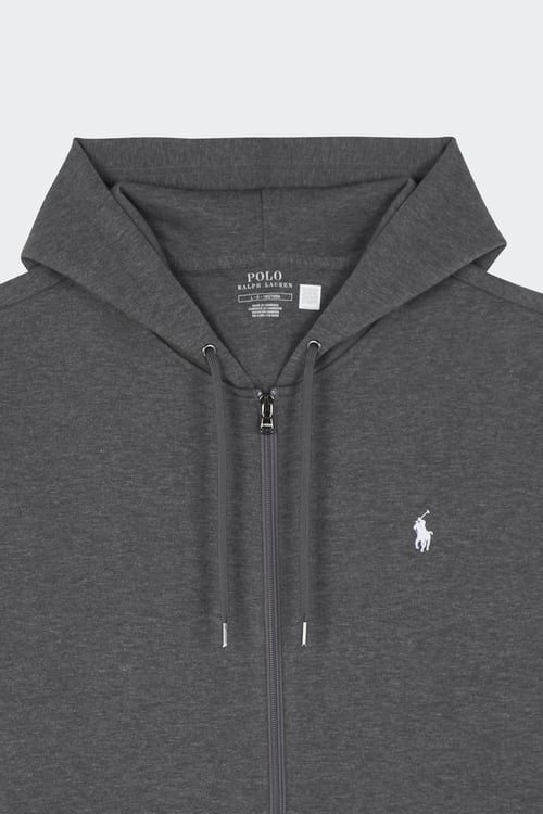 POLO RALPH LAUREN Hoodie zippé Gris