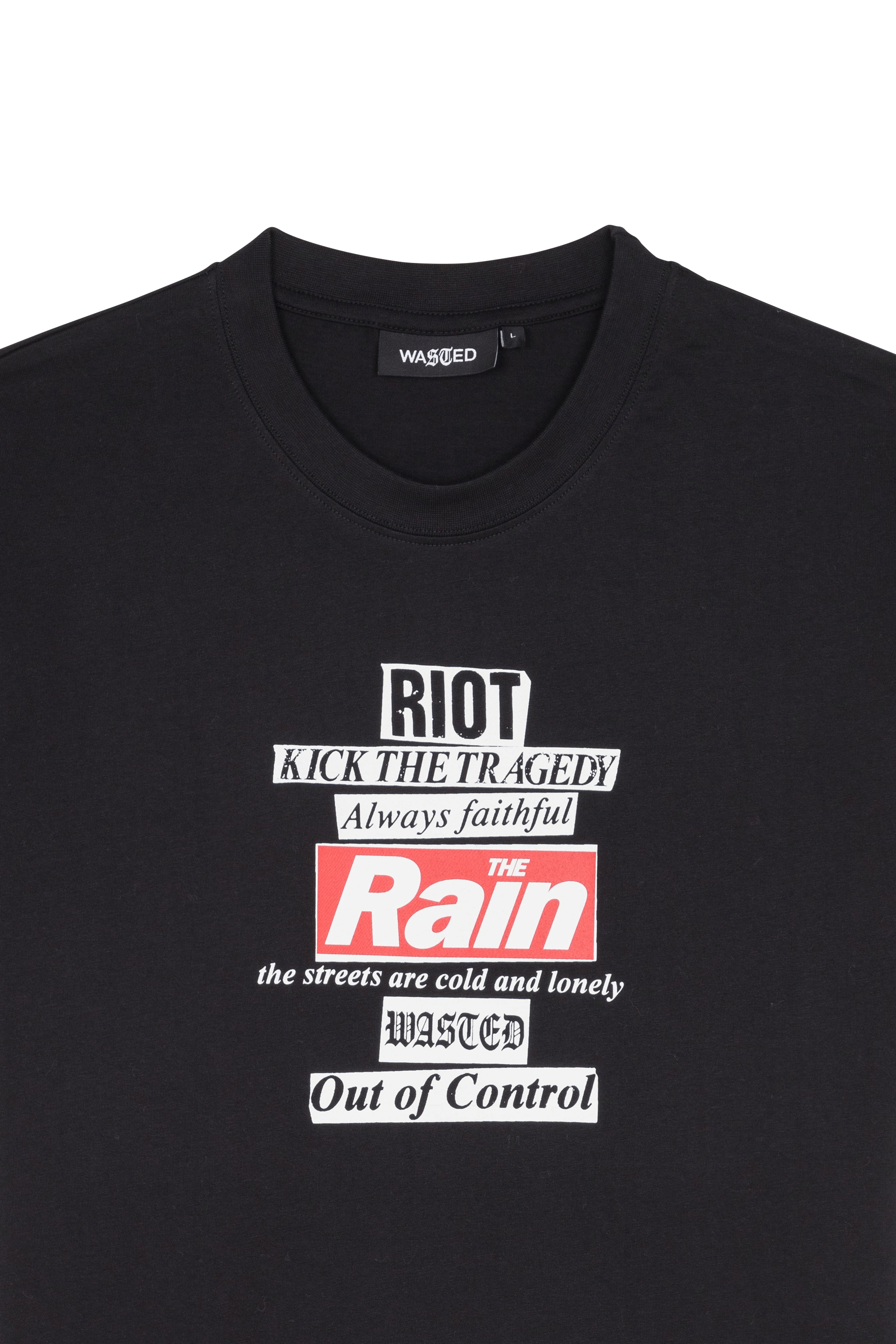 T-shirt WASTED Black