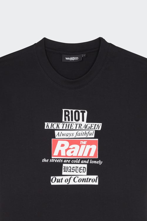 WASTED T-shirt Noir