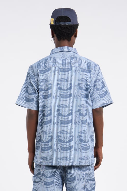 ICE CREAM Chemise Bleu