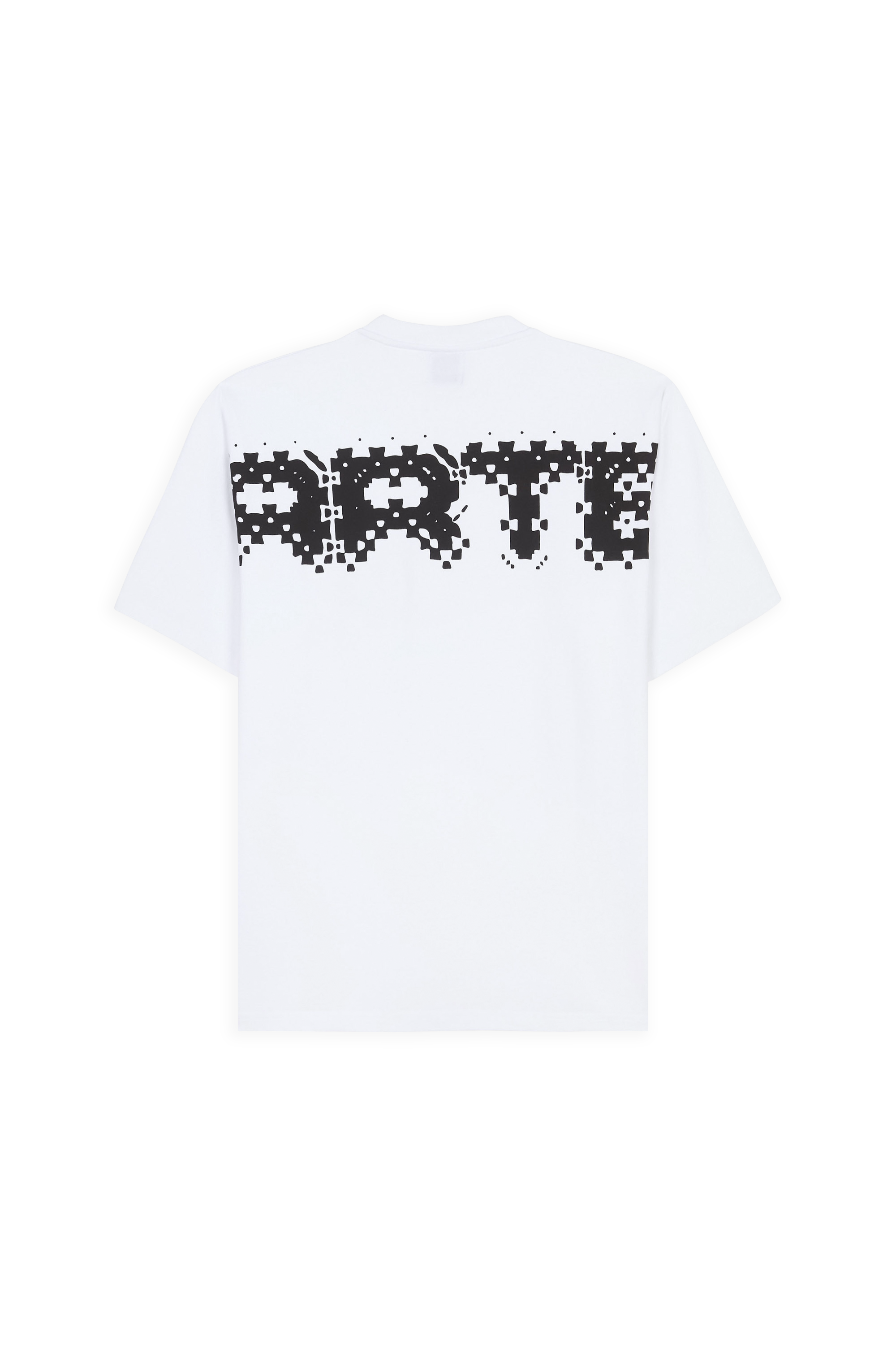 Regular-fit round-neck cotton T-shirt White